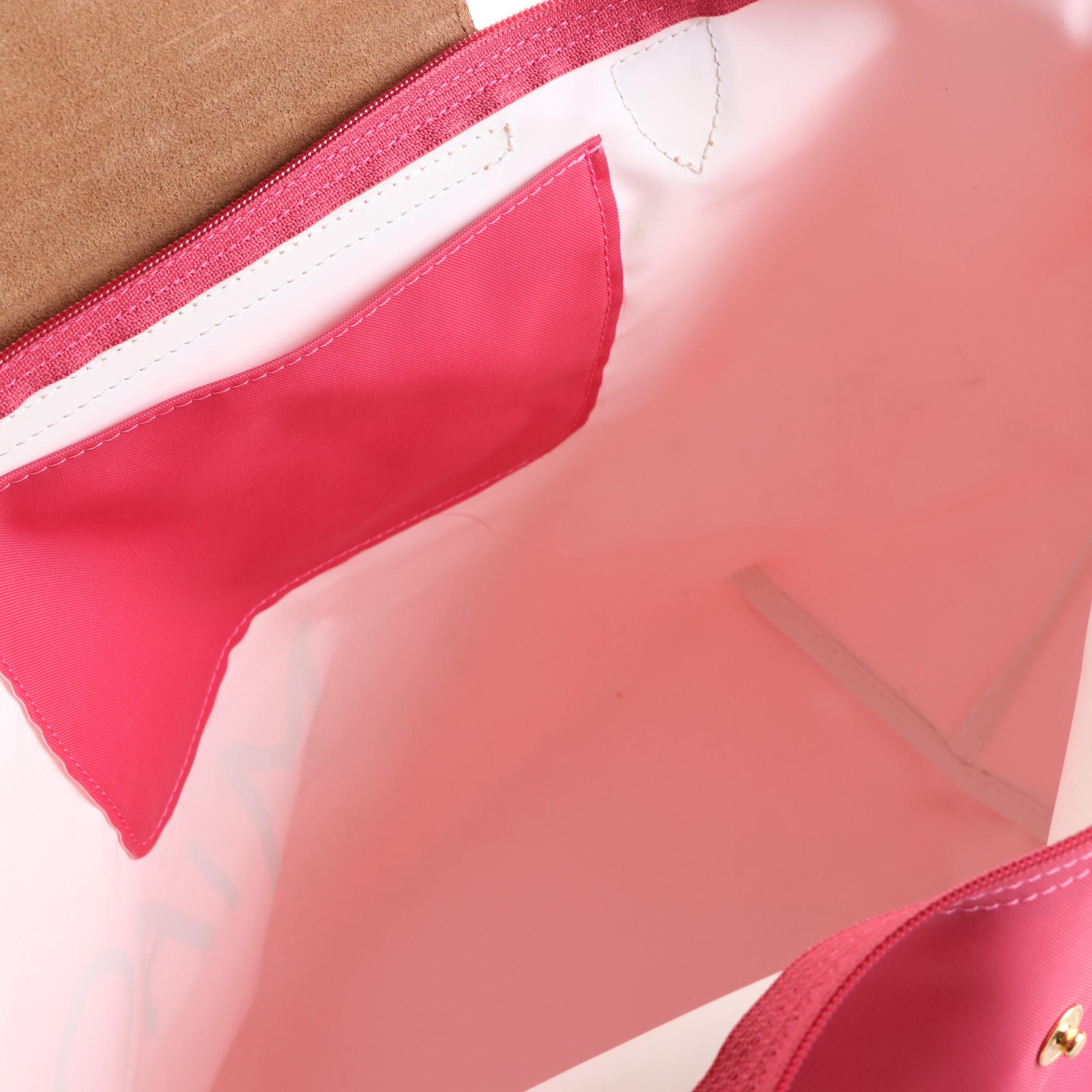 Longchamp Le Pliage Neo Miaou Cat Large Tote in Nylon and Leather