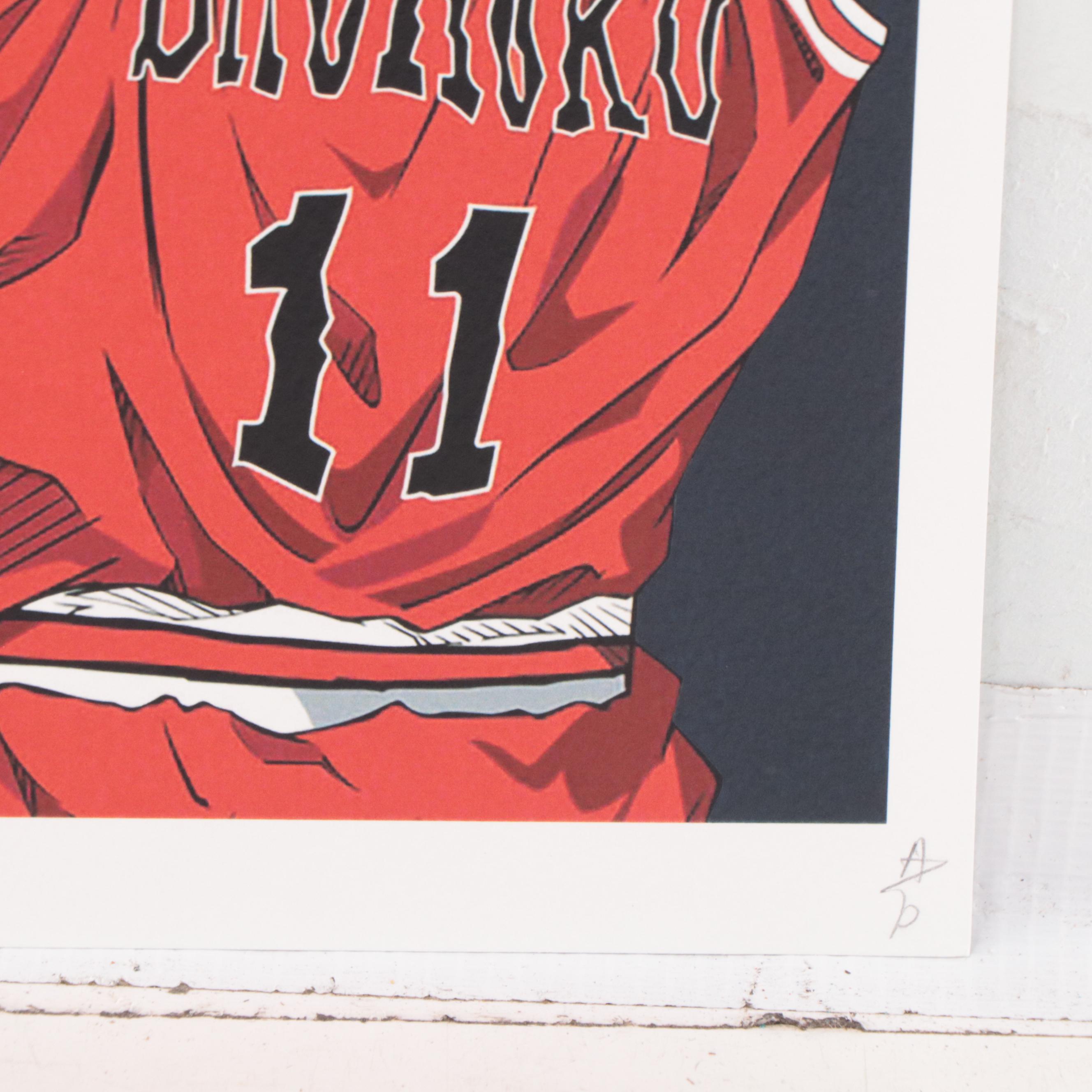 Death NYC Pop Art Graphic Print of Basketball, 2020