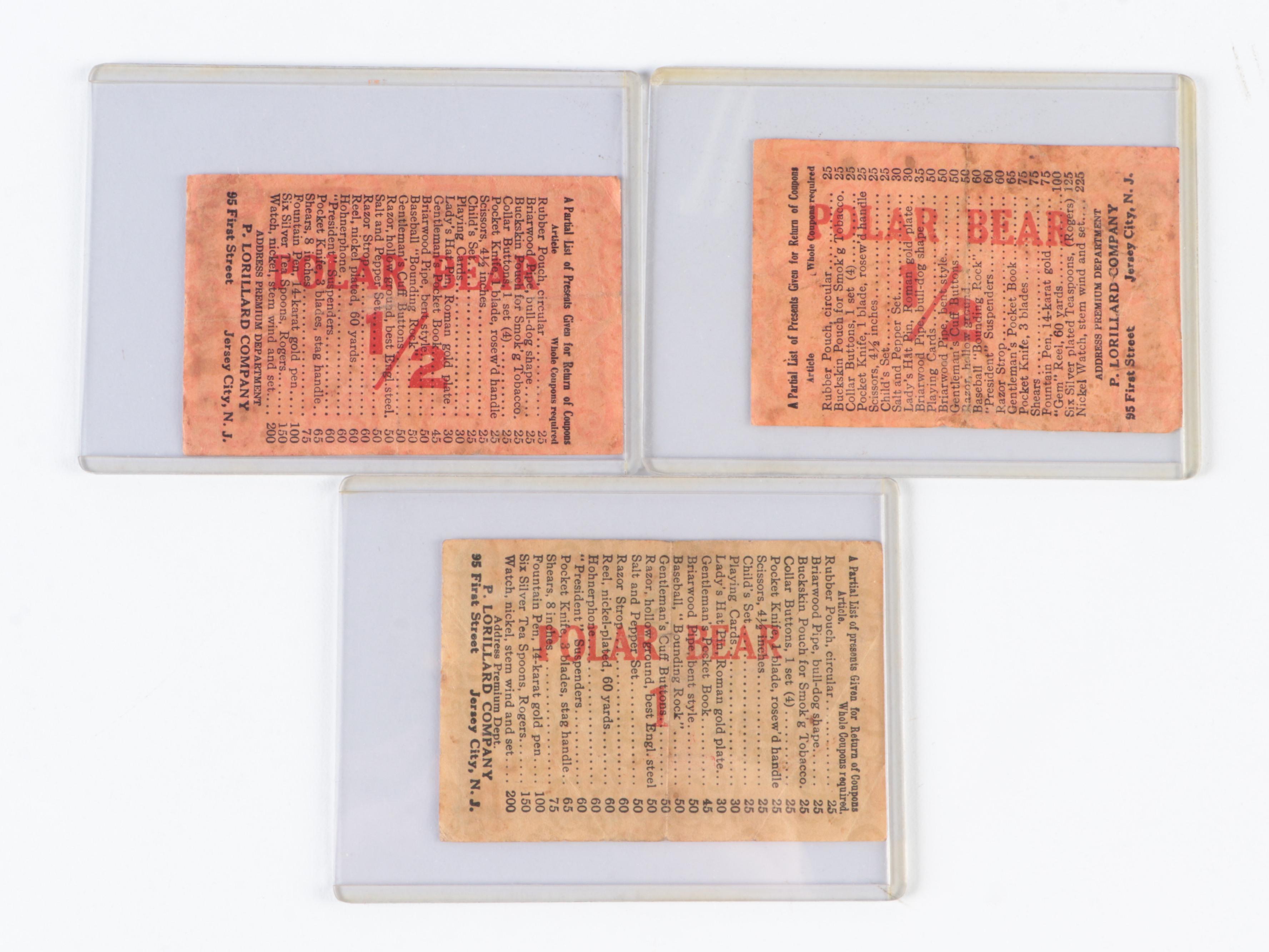 1939 Sealed Herbert Tareyton Fold Out with Cigarette and Cigar Coupons