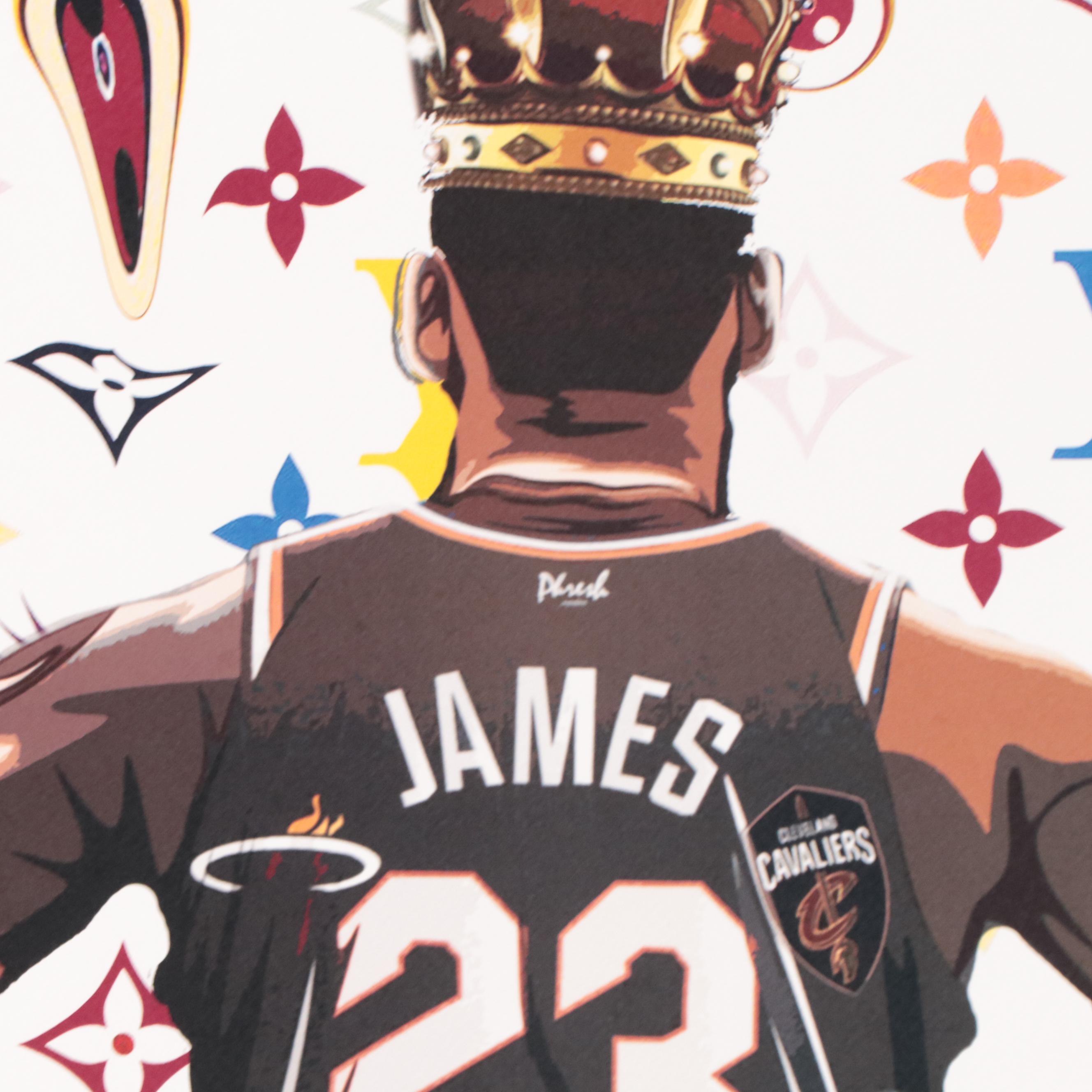Death NYC Pop Art Graphic Print of LeBron James, 2022