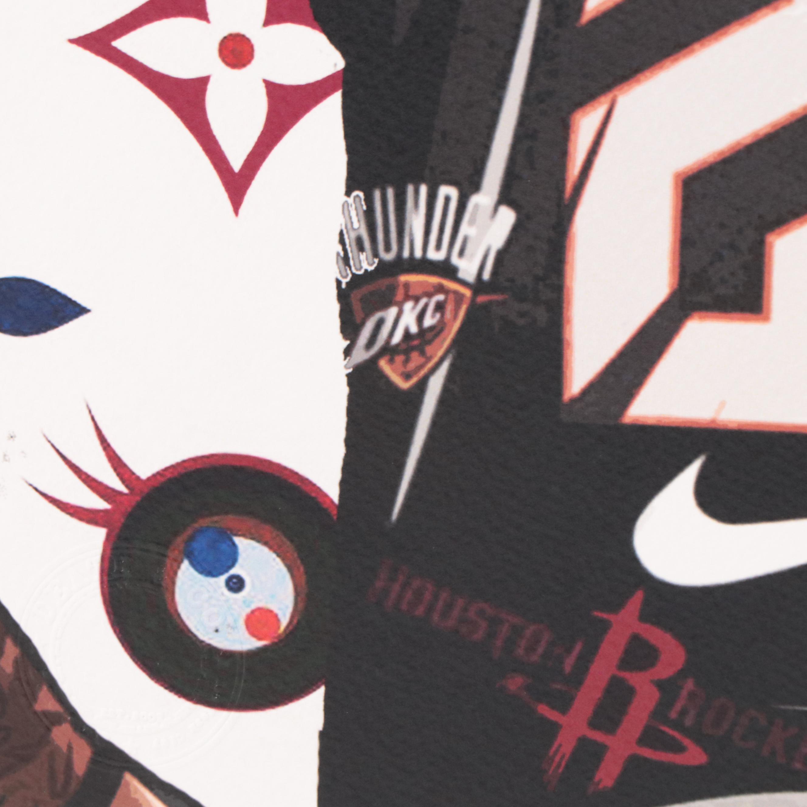 Death NYC Pop Art Graphic Print of LeBron James, 2022