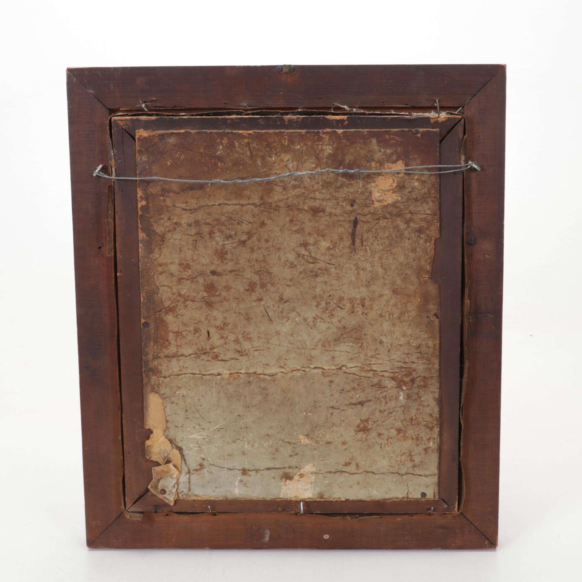 Portrait Oil Painting of Formally Dressed Gentleman, 19th Century