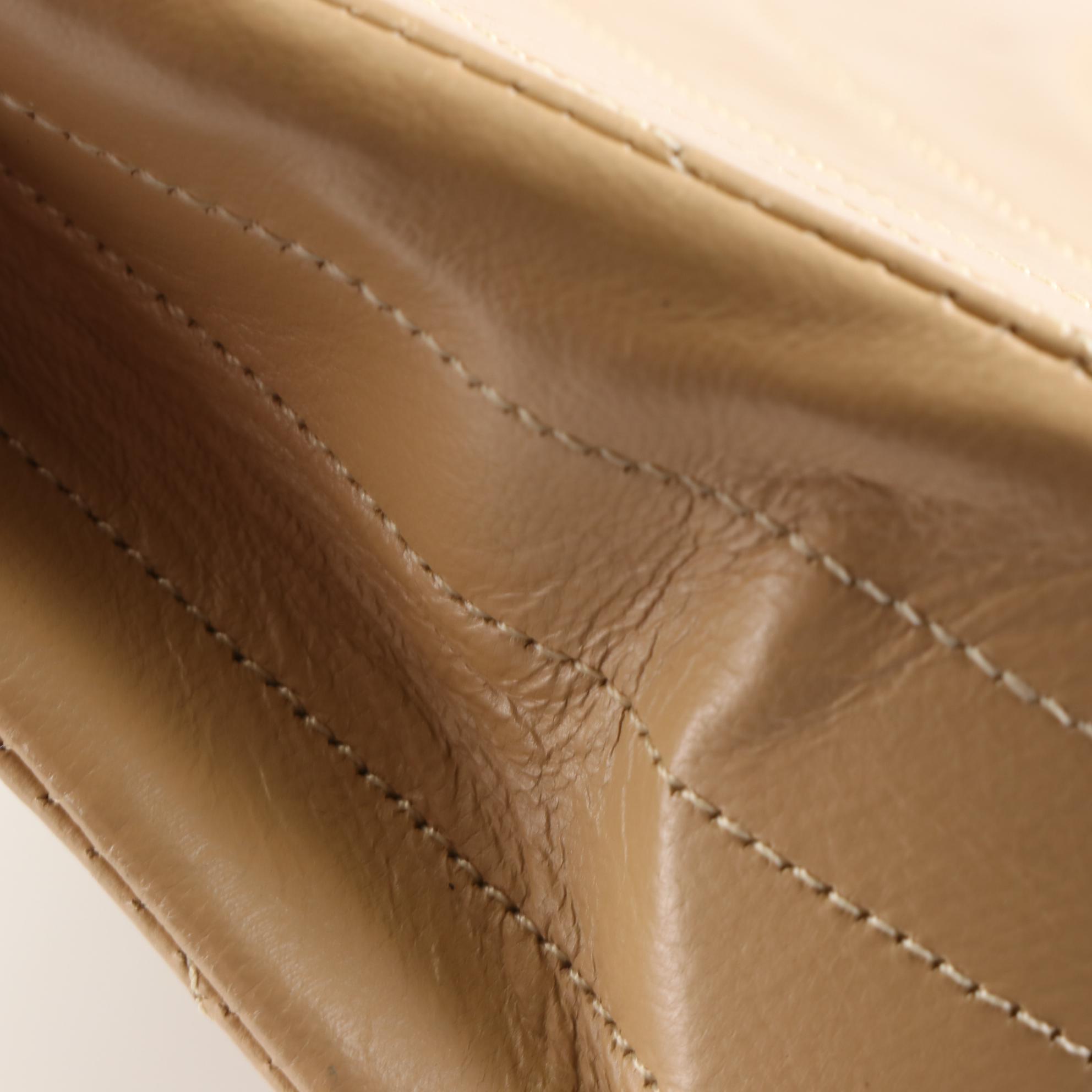 Chanel CC Half Moon Flap Bag in Lambskin Leather