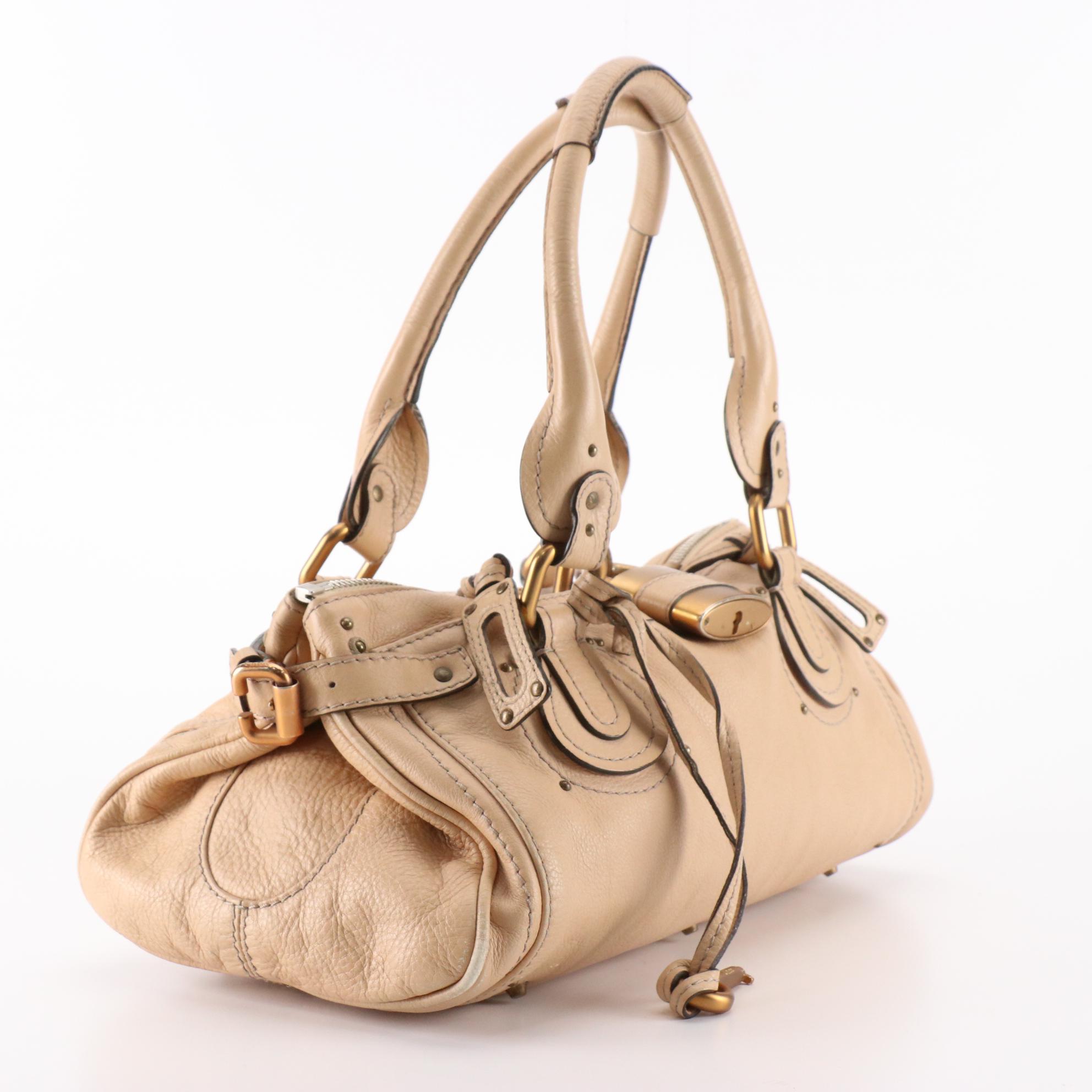 Chloé Medium Paddington Satchel in Grained Leather