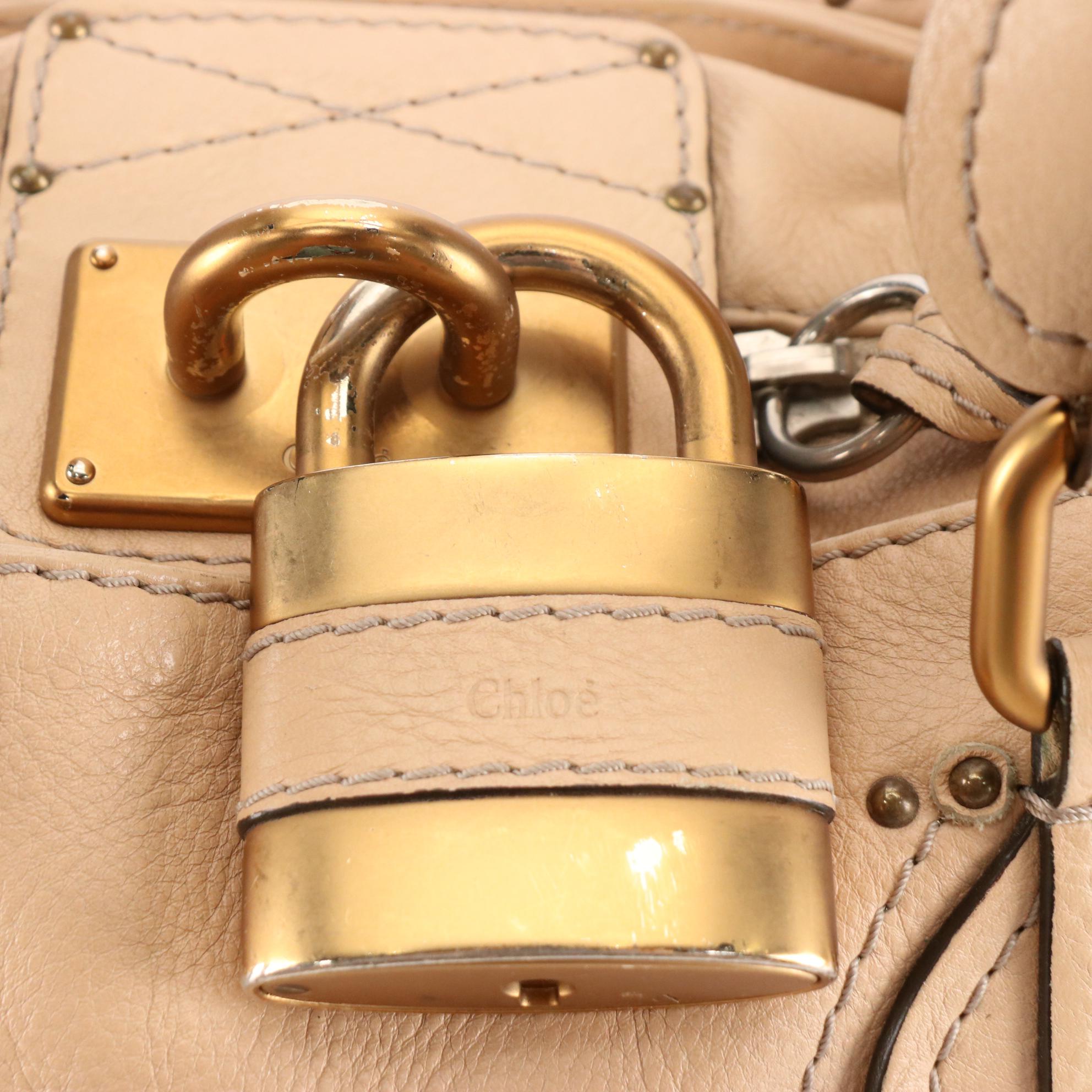 Chloé Medium Paddington Satchel in Grained Leather