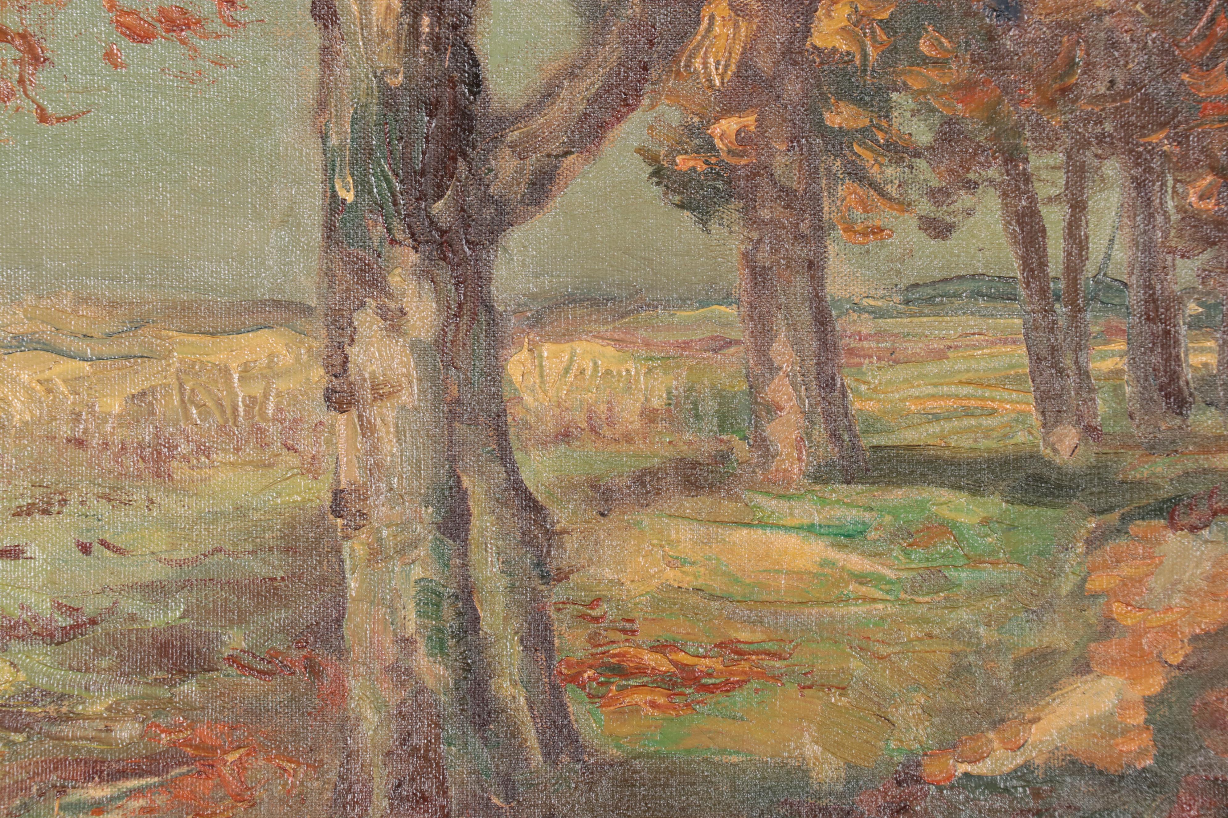 Autumn Landscape Oil Painting