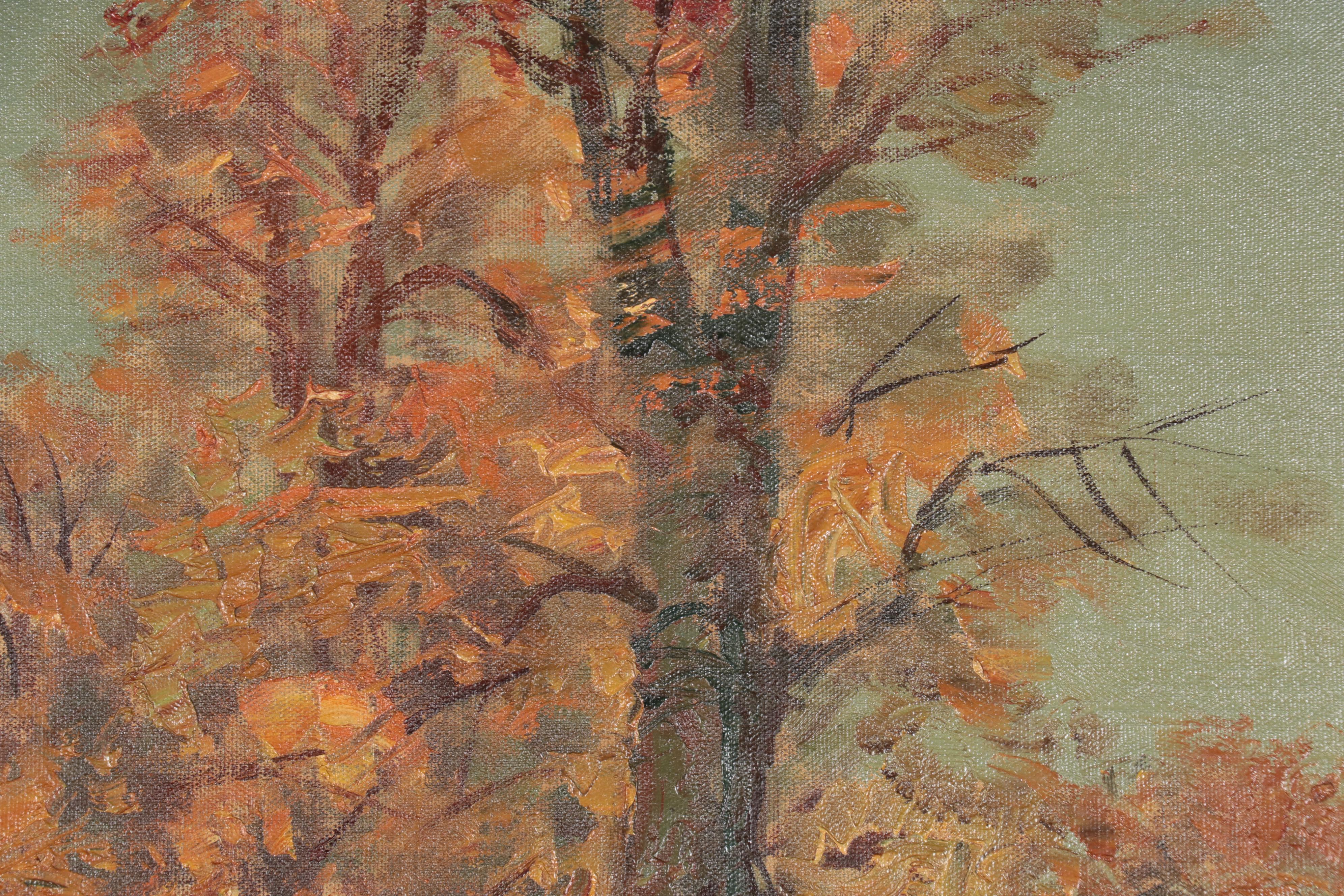 Autumn Landscape Oil Painting