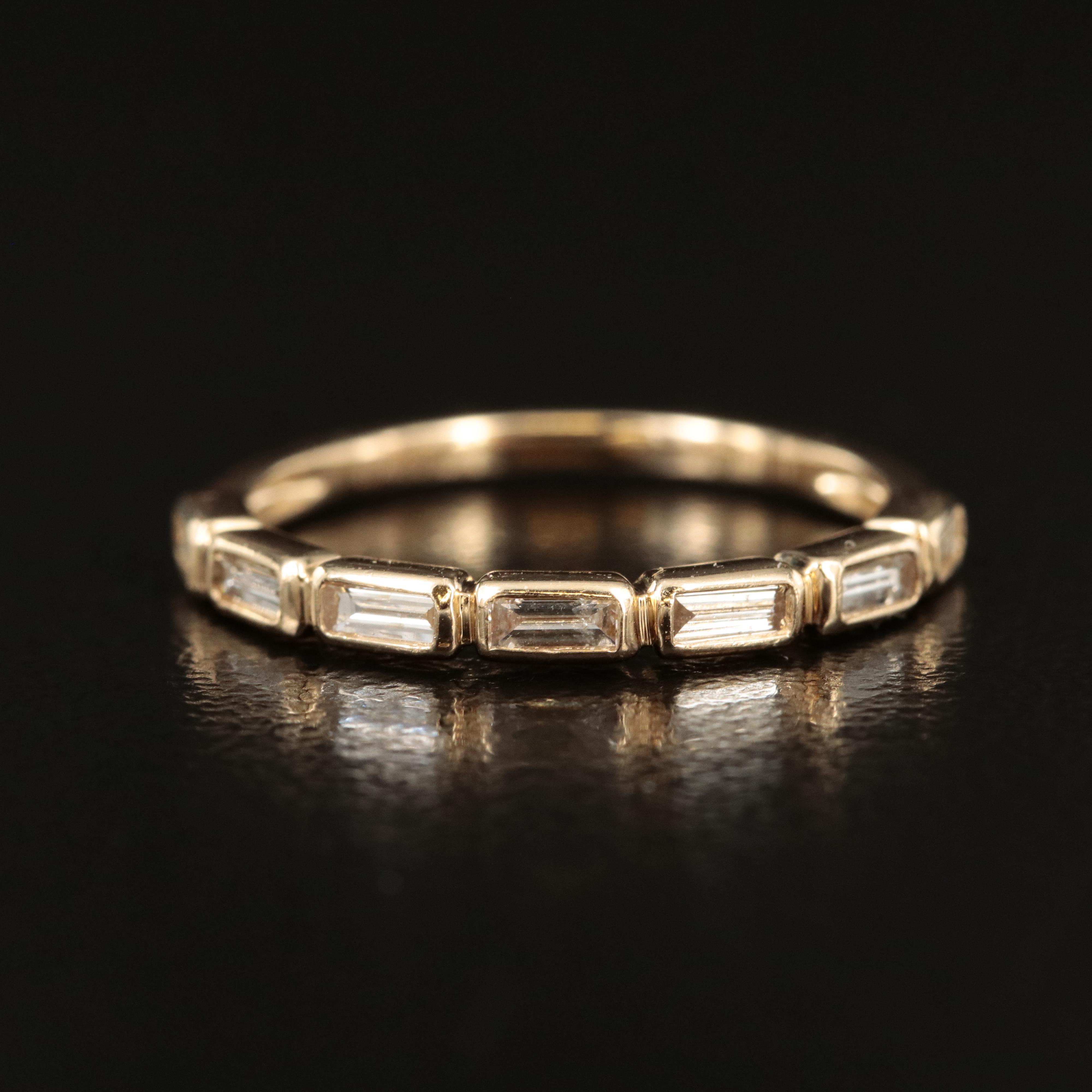 14K 0.21 CTW Diamond Band
