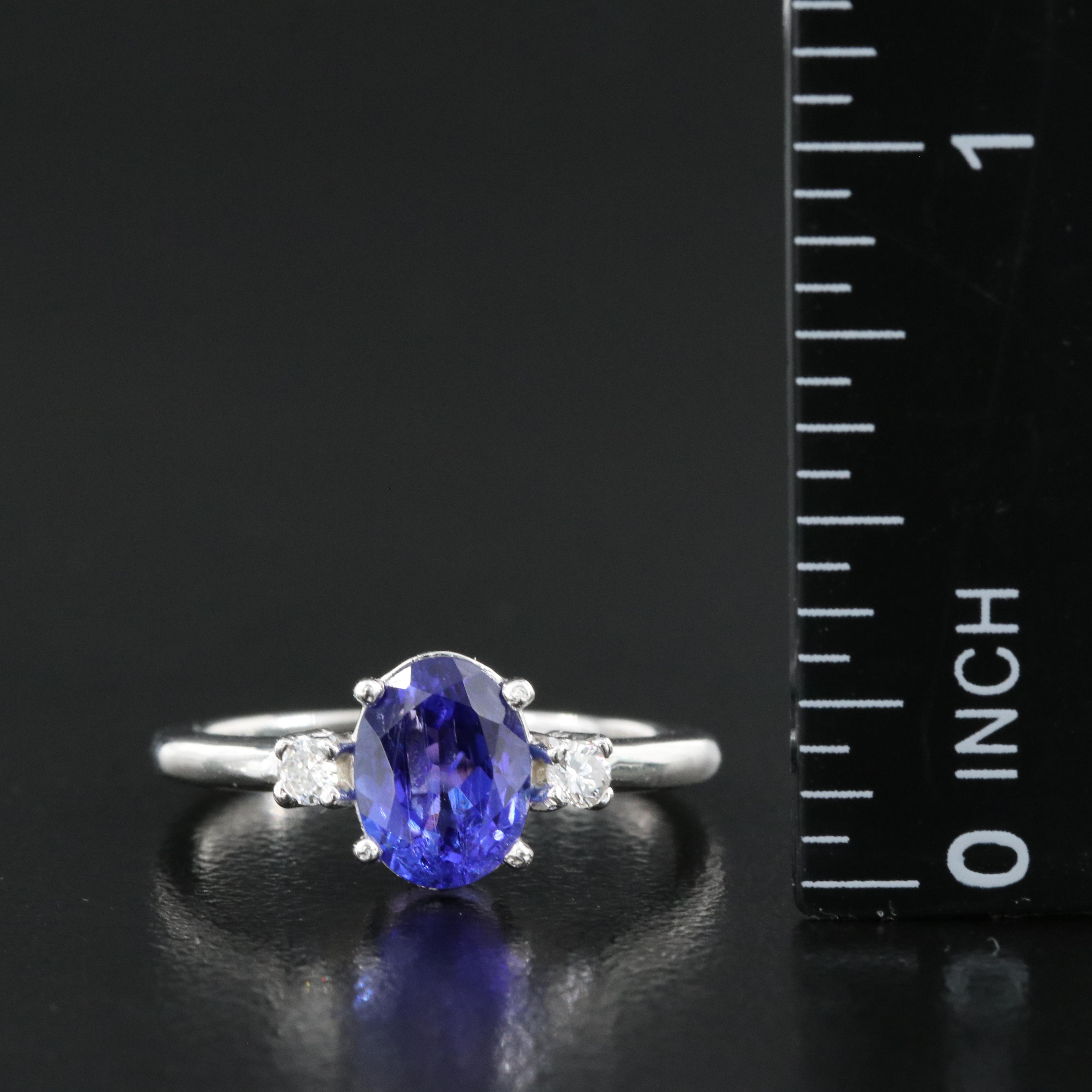 14K Tanzanite and Diamond Ring