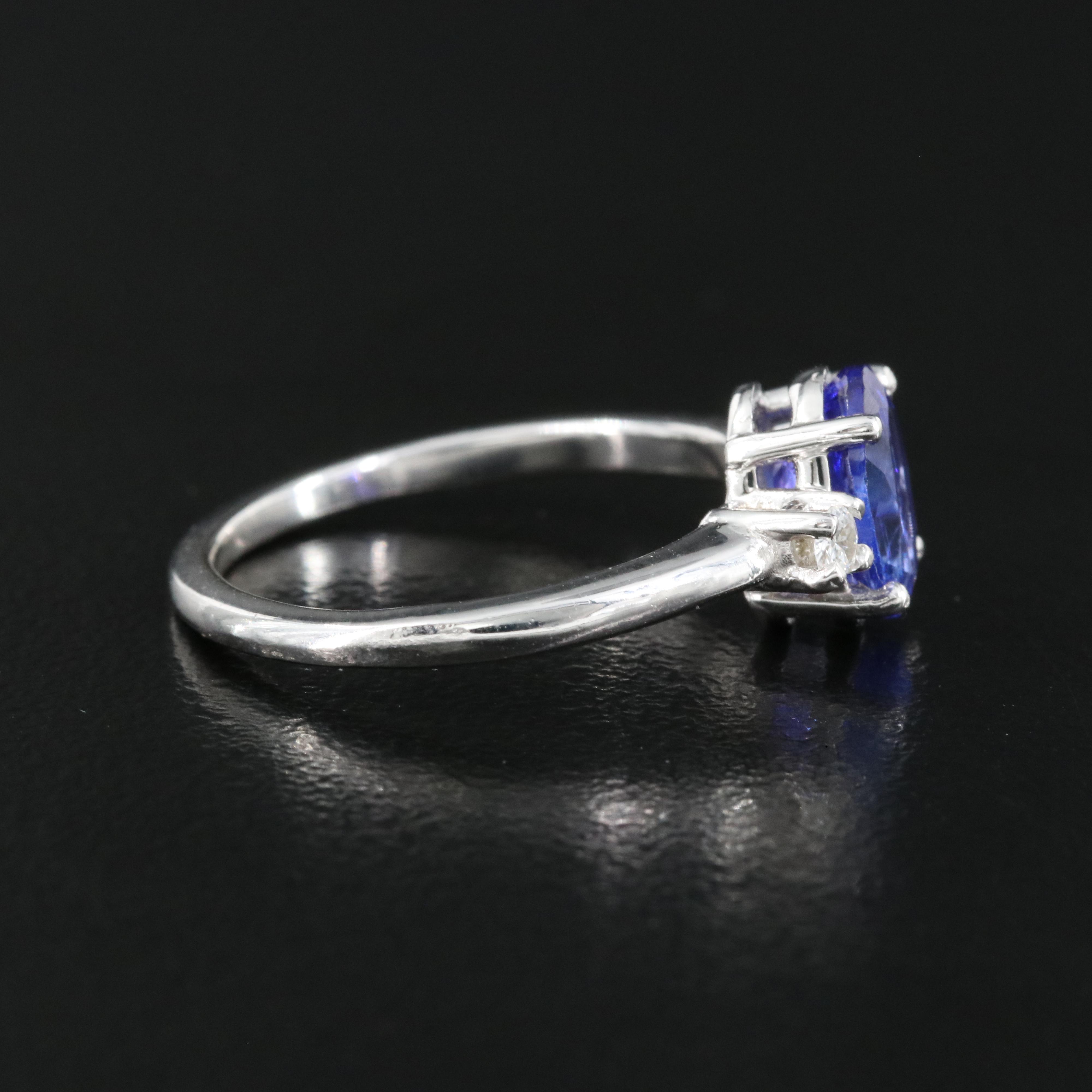 14K Tanzanite and Diamond Ring