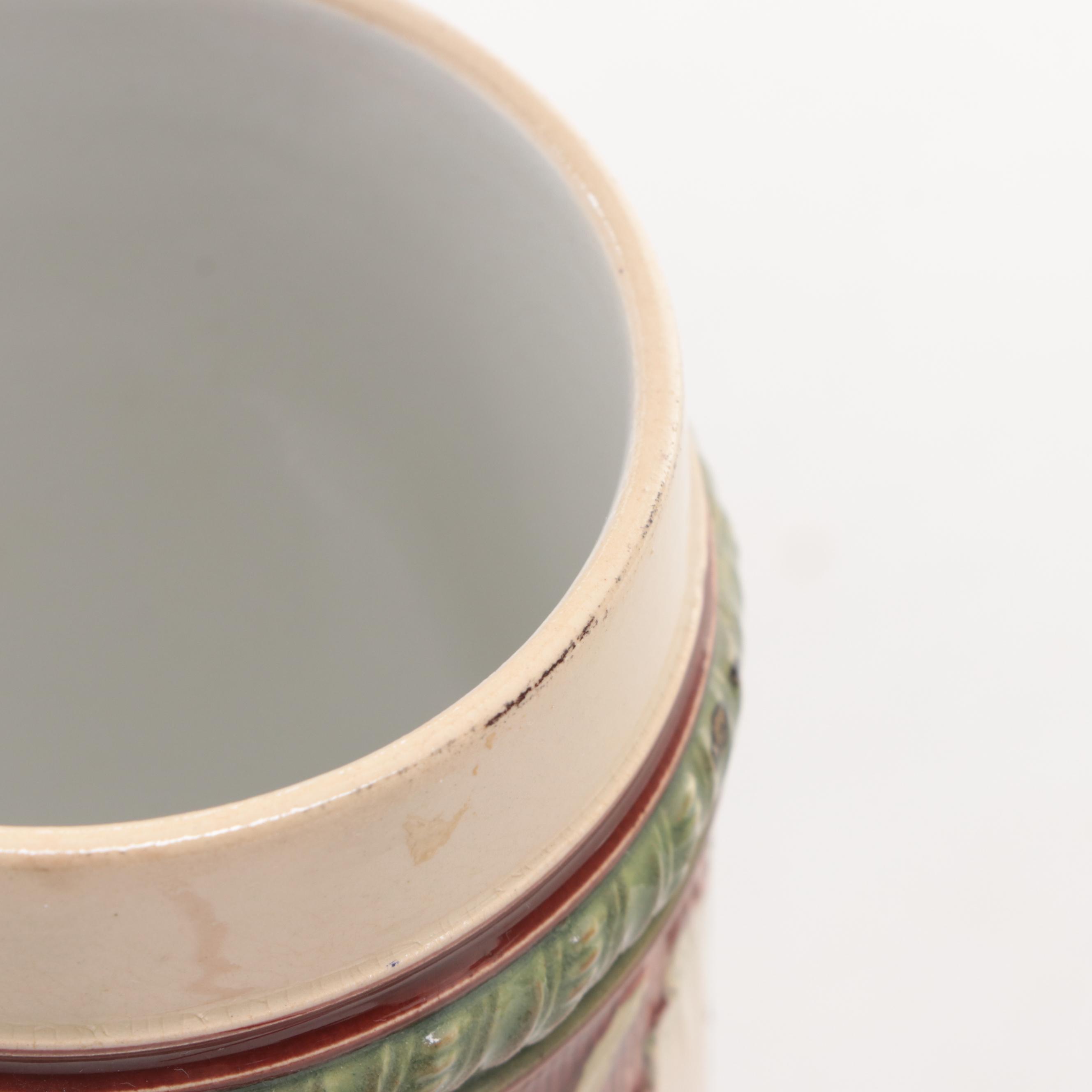 Villeroy & Boch-Mettlach Glazed Stoneware Beer Stein, 1895