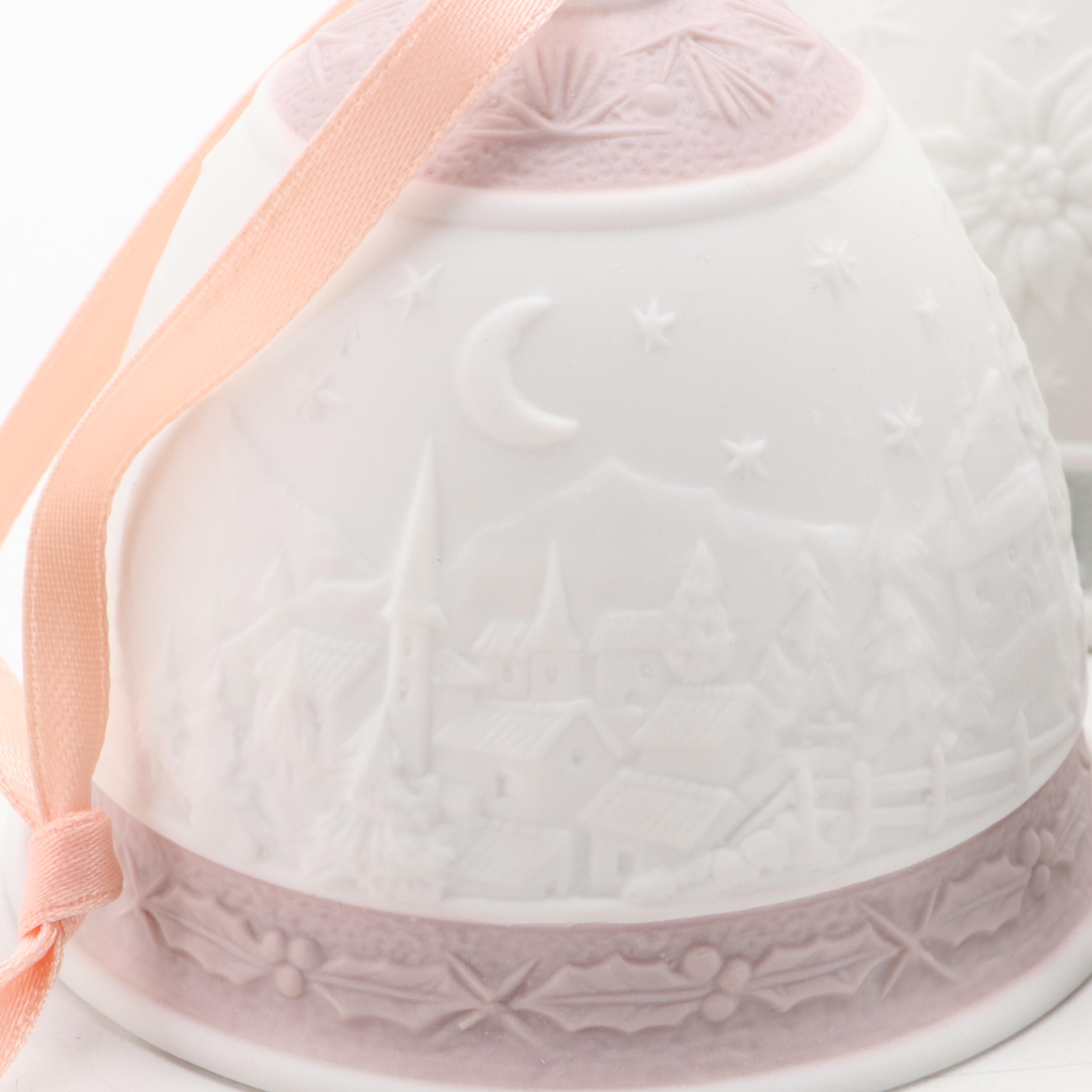 Lenox, Lladró Porcelain and Kurt Adler Polonaise Collection Glass Ornaments