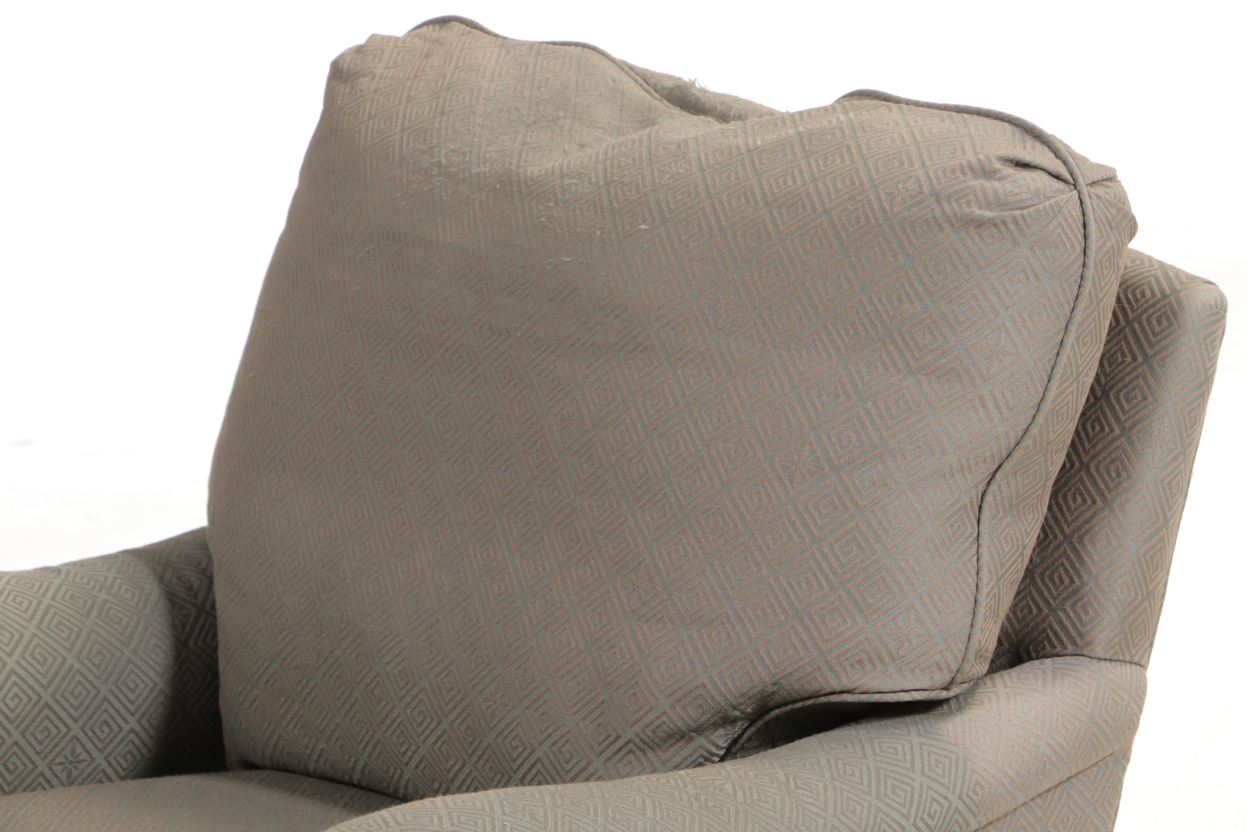 Sherrill Custom-Upholstered English Roll-Arm Easy Chair