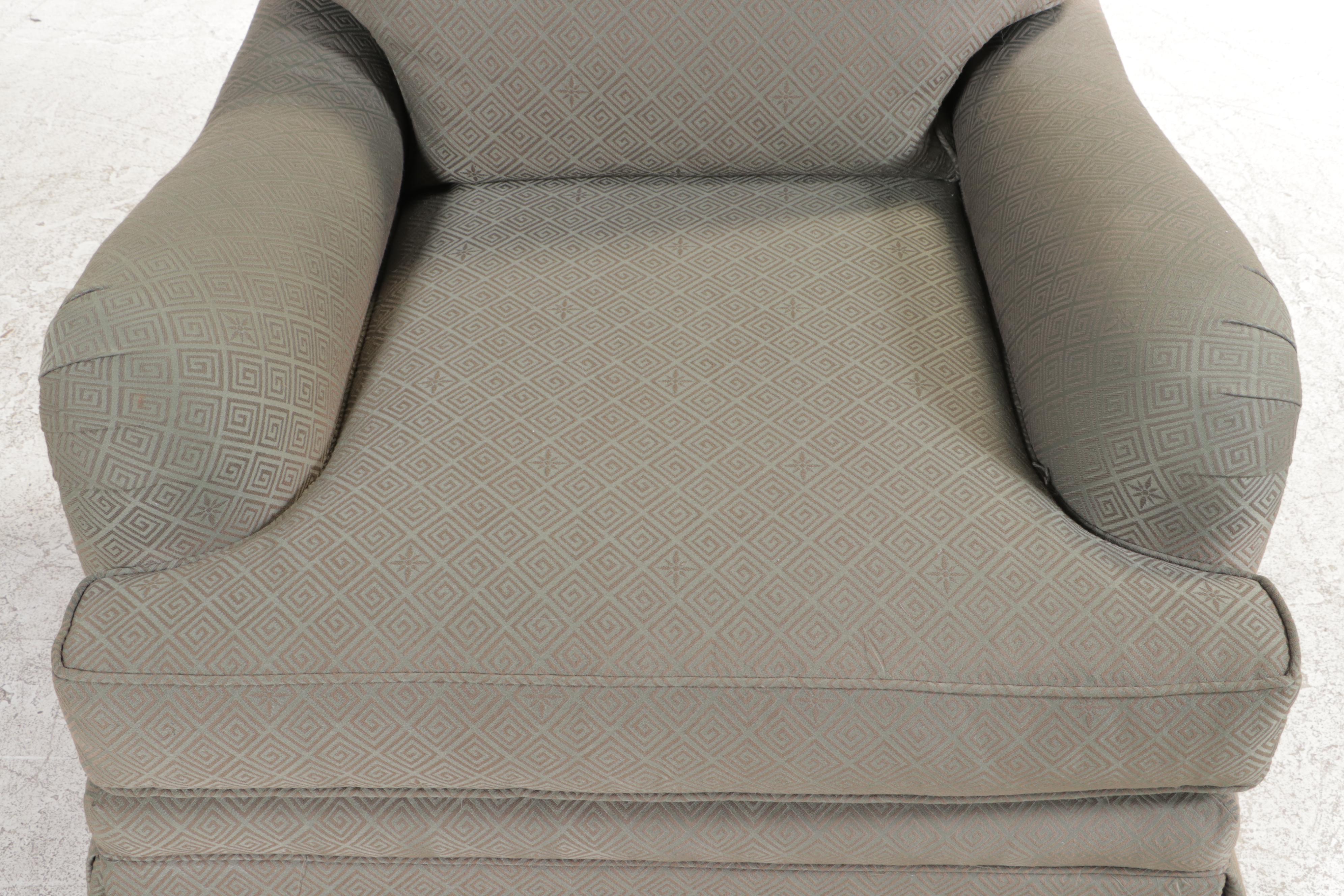 Sherrill Custom-Upholstered English Roll-Arm Easy Chair