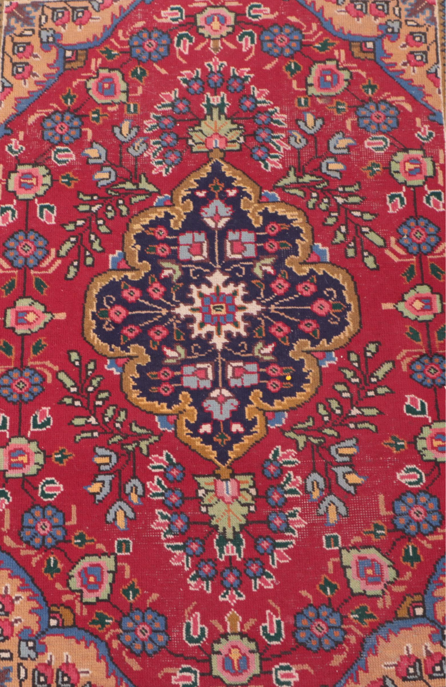 3'3 x 4'11 Hand-Knotted Persian Tabriz Accent Rug