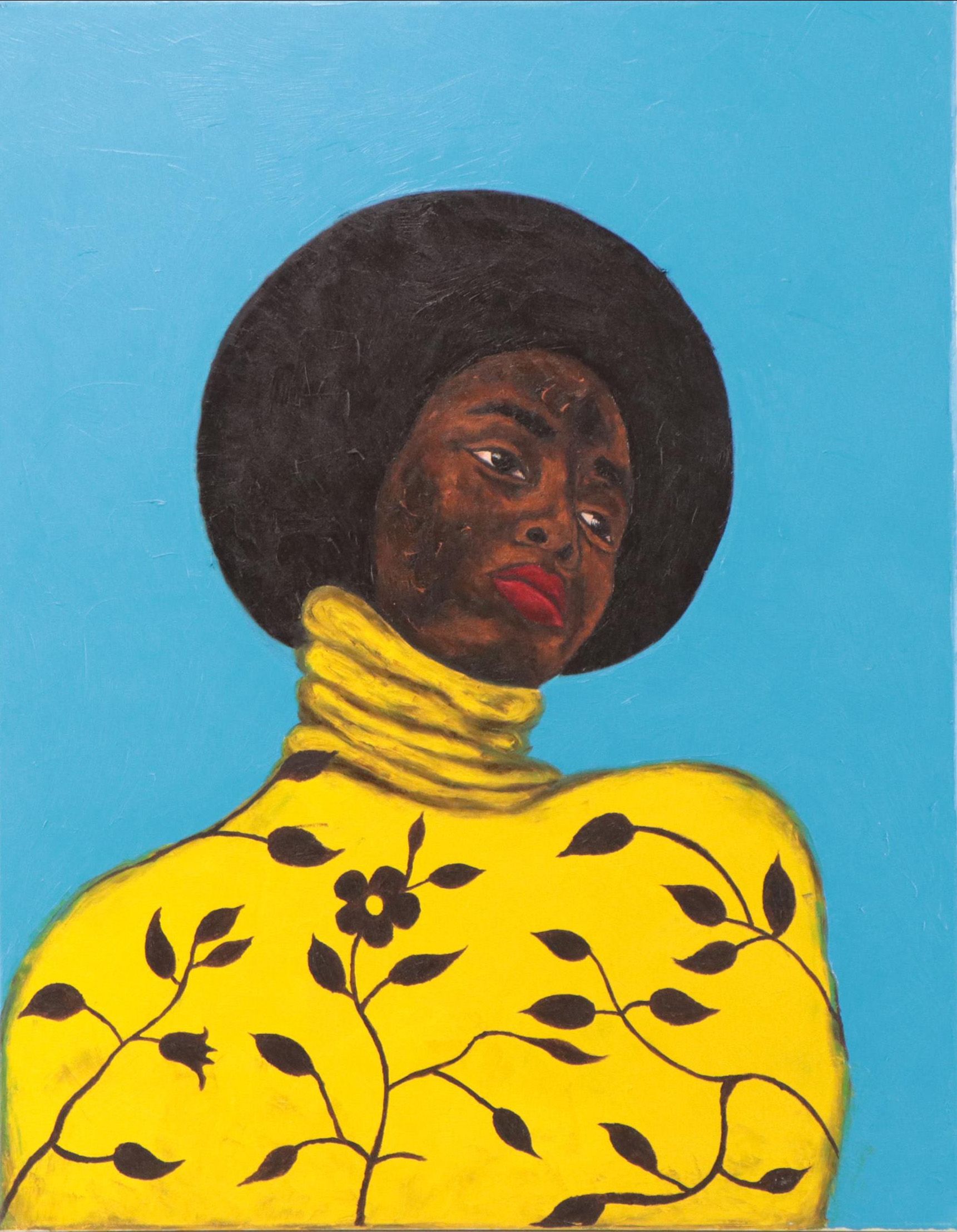 Oluwakemi Omowaire Oil Painting "Some Days," 21st Century