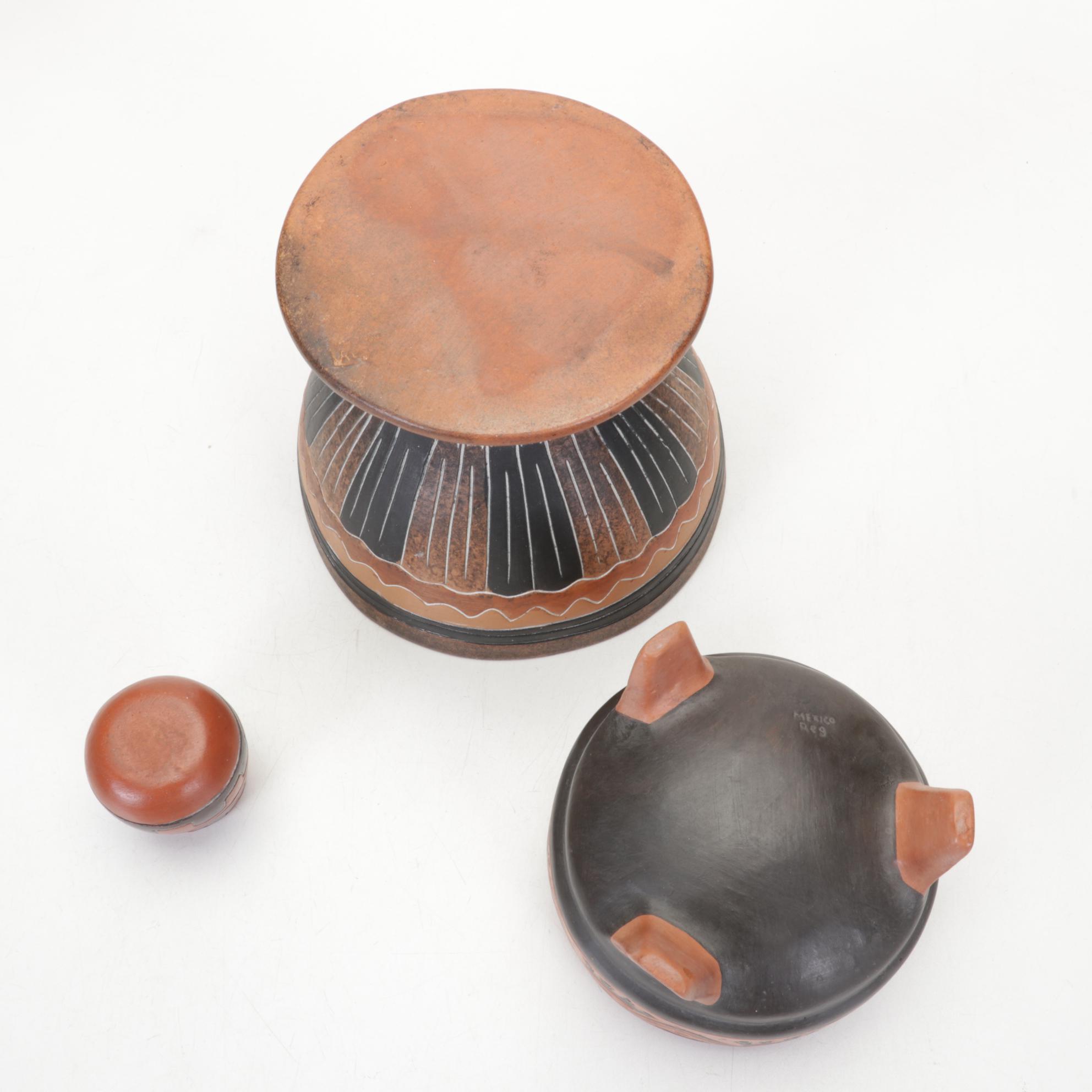 Mexican Pottery Bowls and Vases