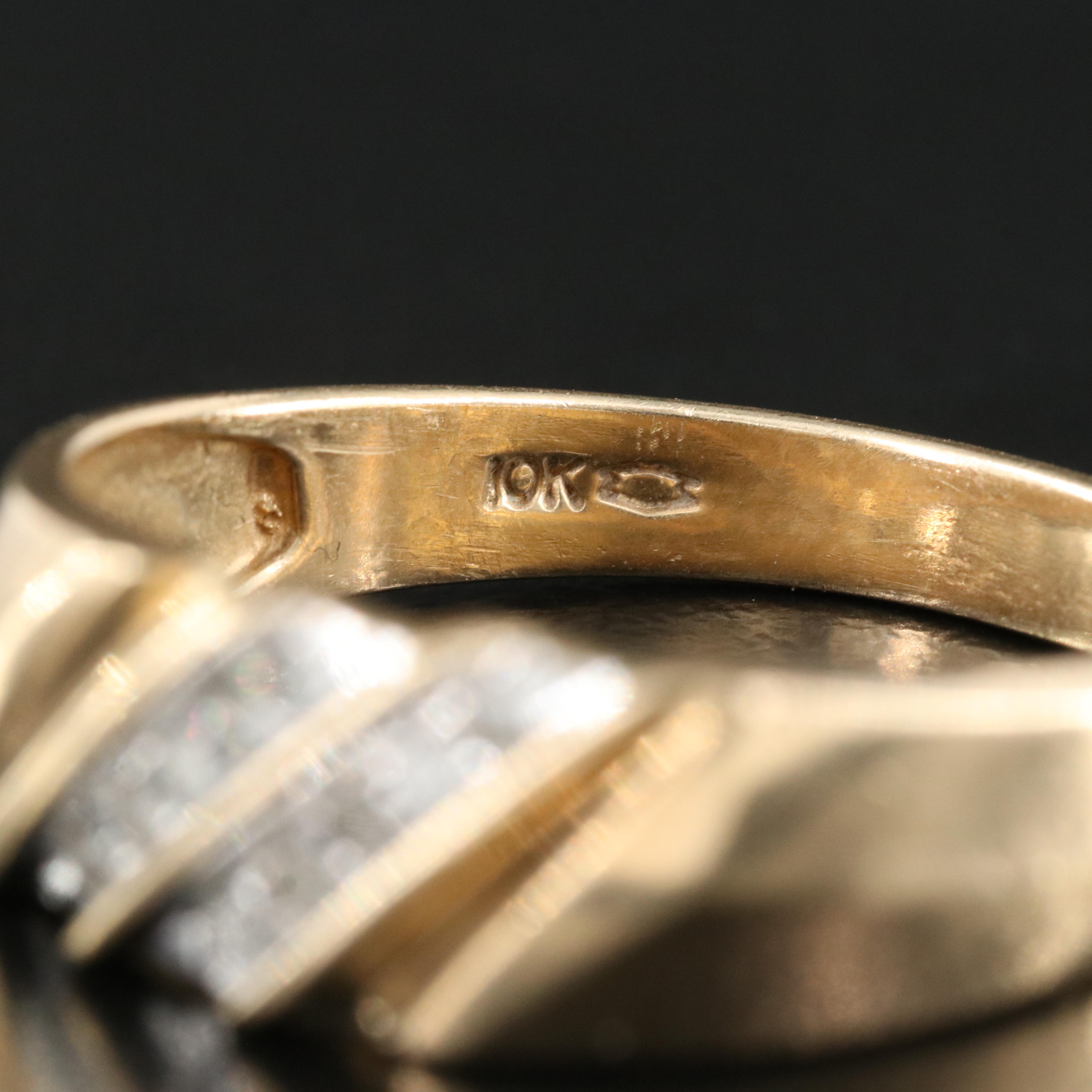 10K 0.10 CTW Diamond Band