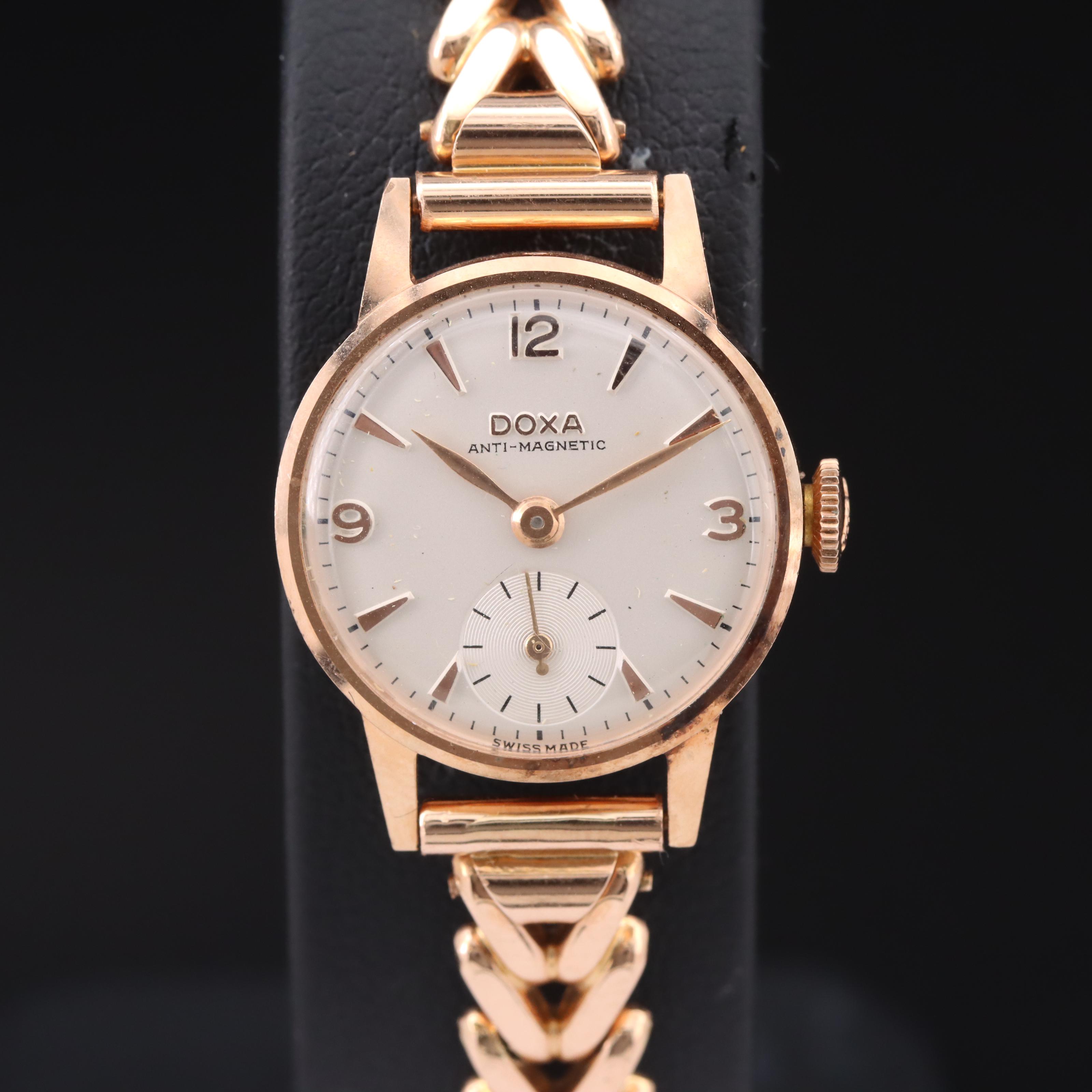 Doxa 14K Hand Wind Watch