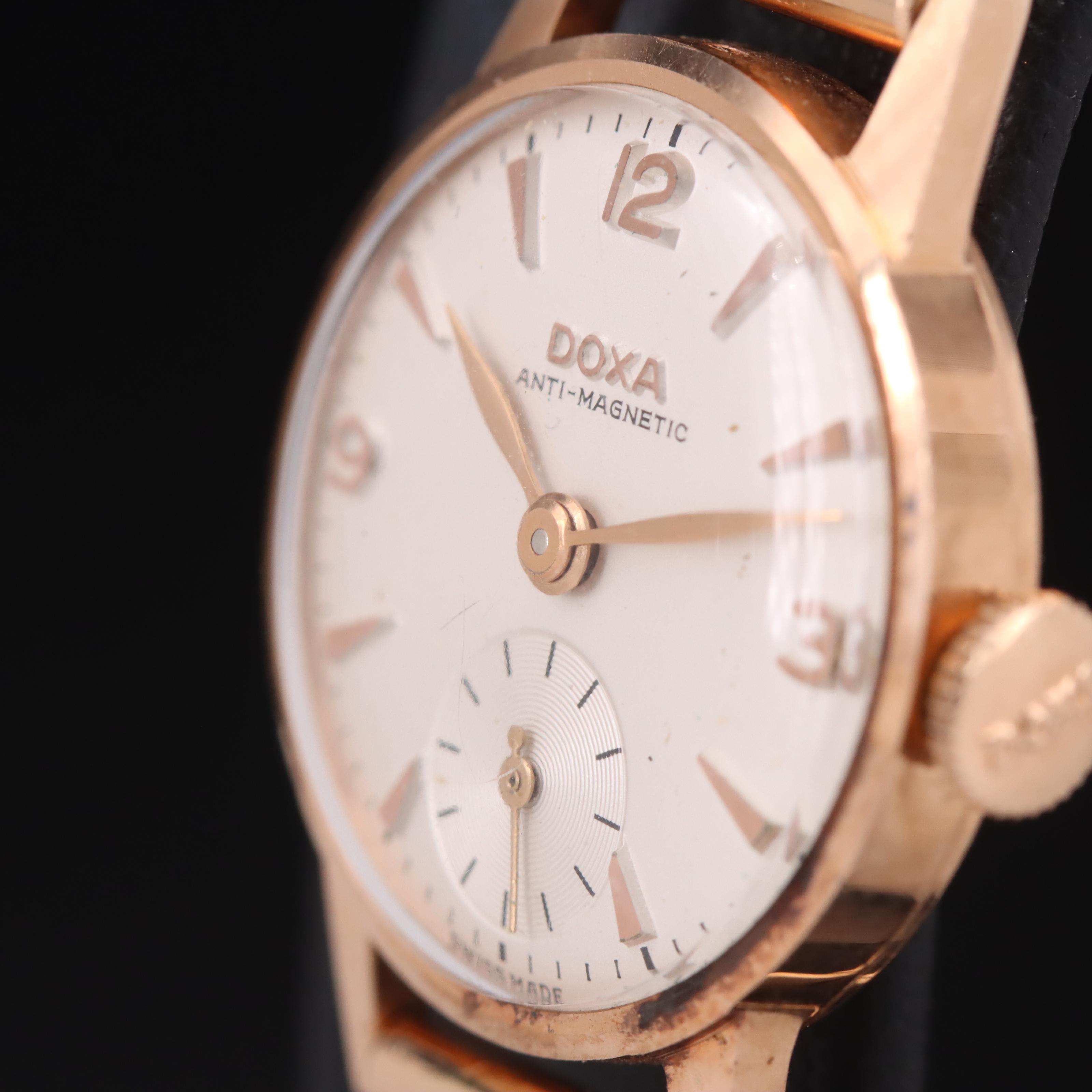 Doxa 14K Hand Wind Watch