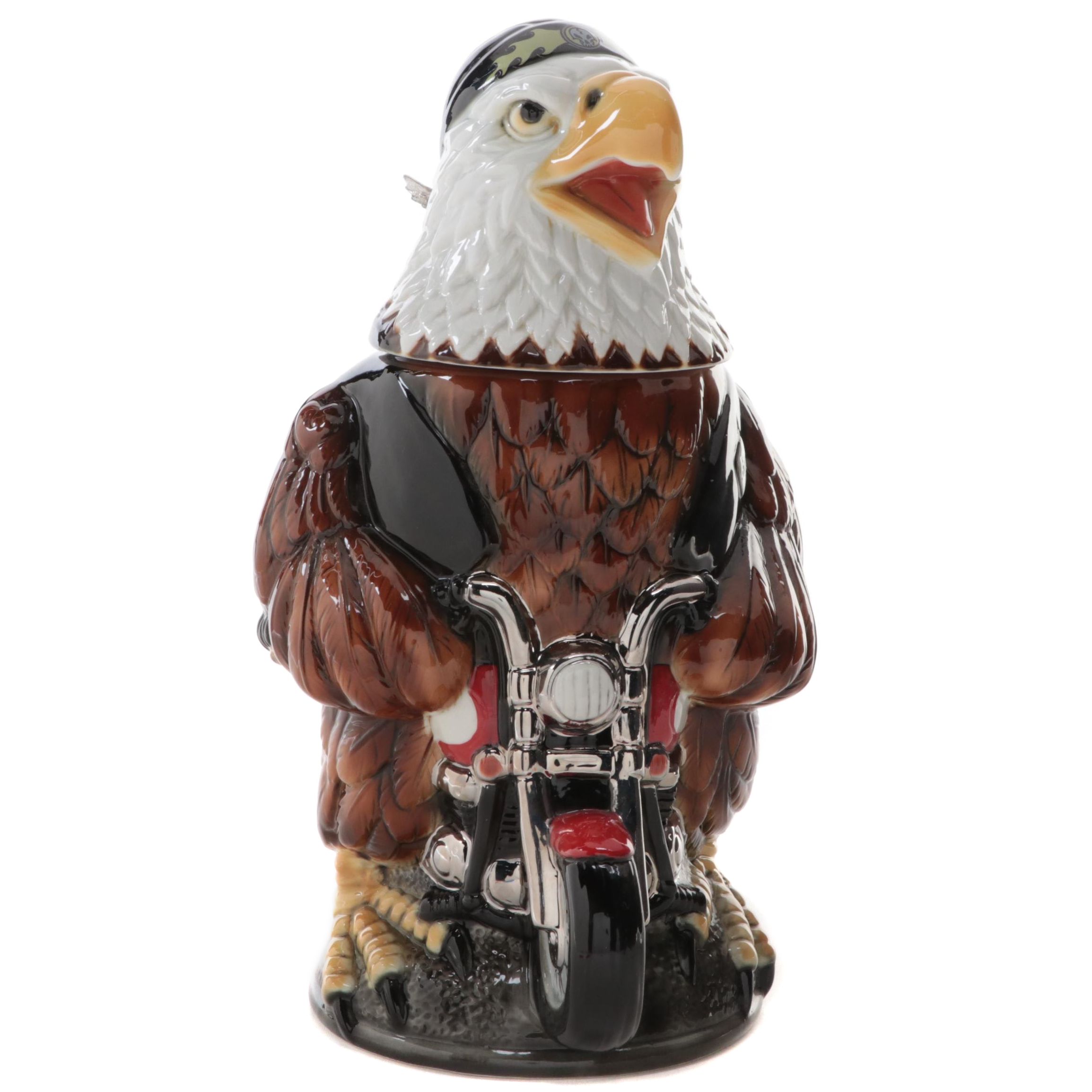 Stahl-PKT Limited Edition James Lim "Biker Eagle" Ceramic Beer Stein