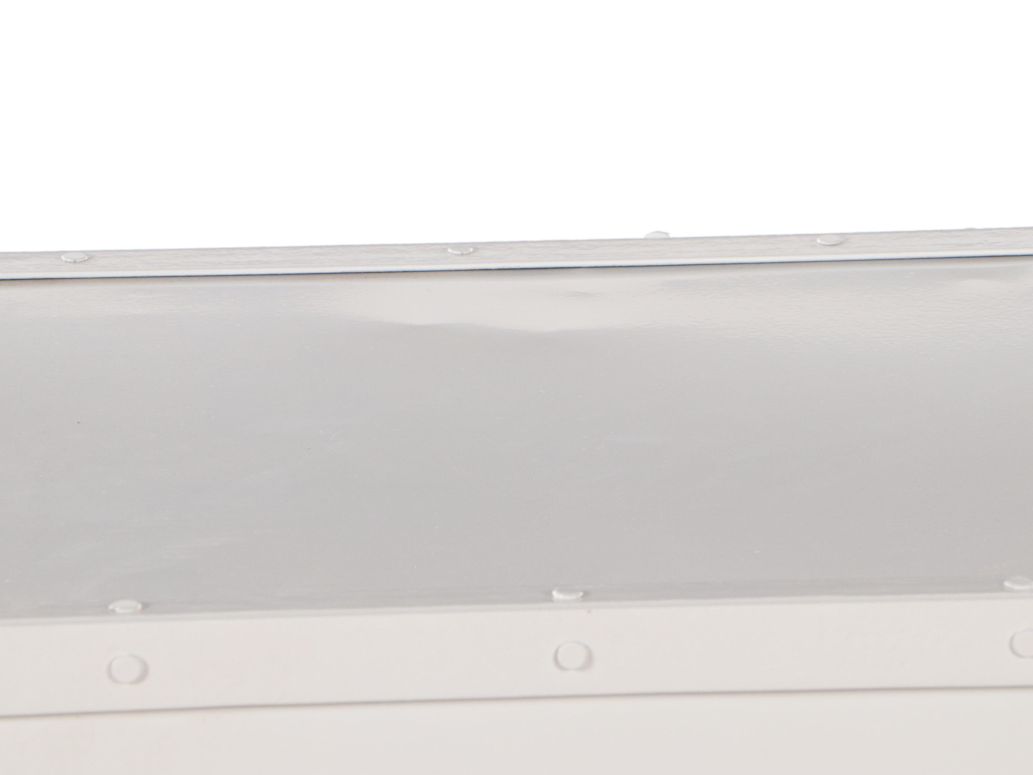 Matthew Izzo Home "Sofia" Brass, Painted Metal and Rattan 2-Door Sideboard