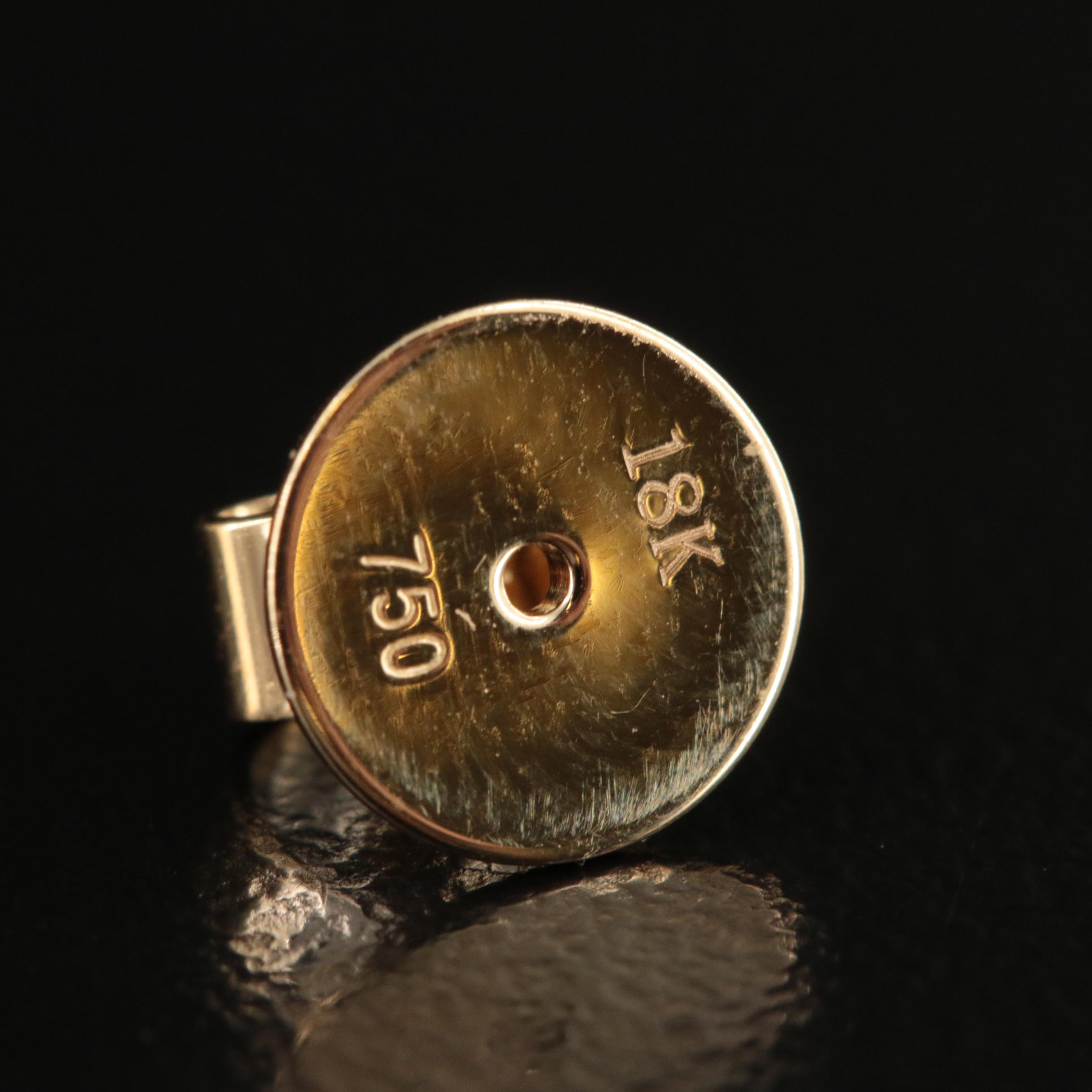 18K 0.96 CTW Diamond Teardrop Ribbon Earrings