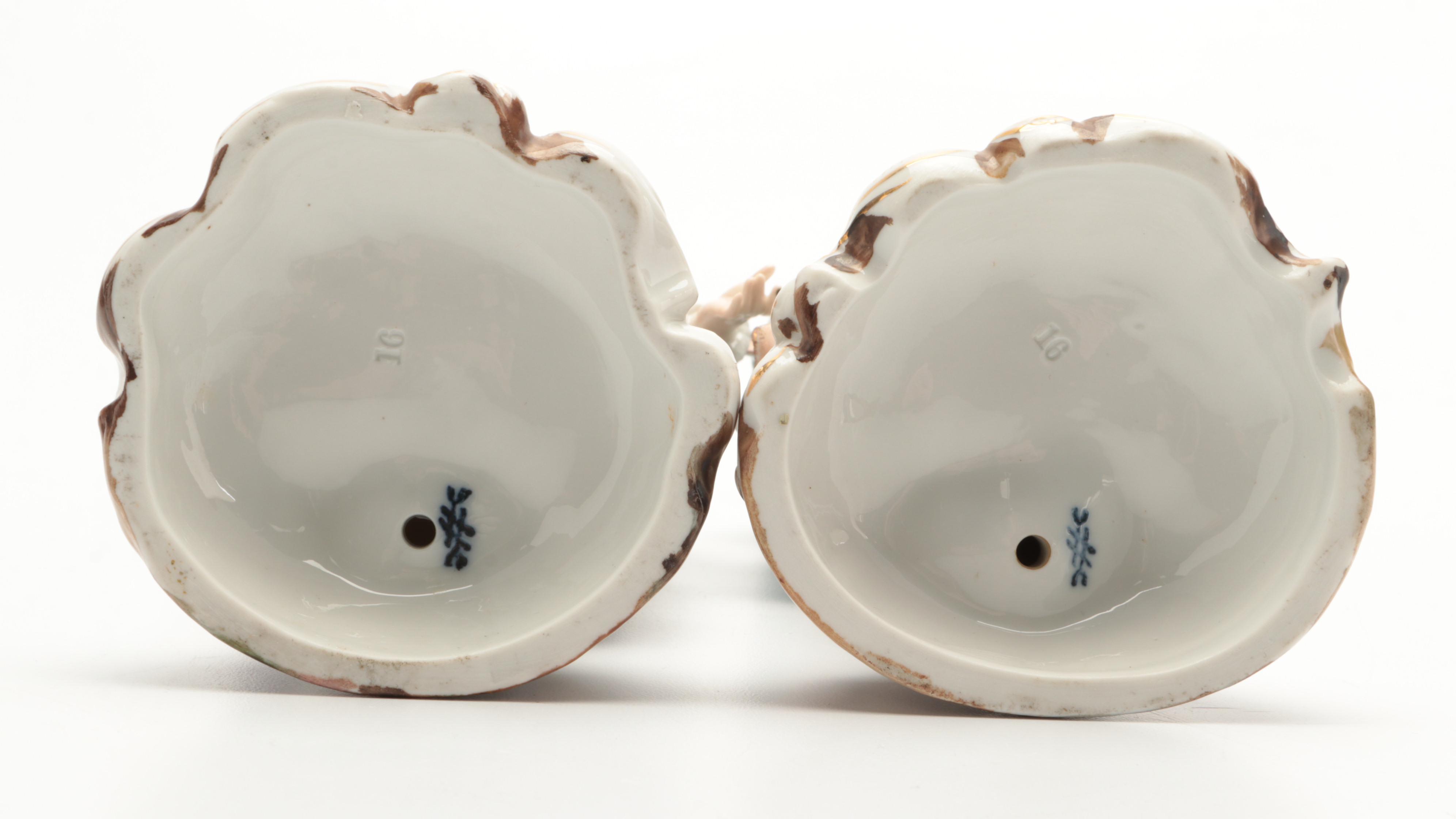 Triebner, ENS & Eckert Volkstedt Porcelain Figurine, 1877-1894