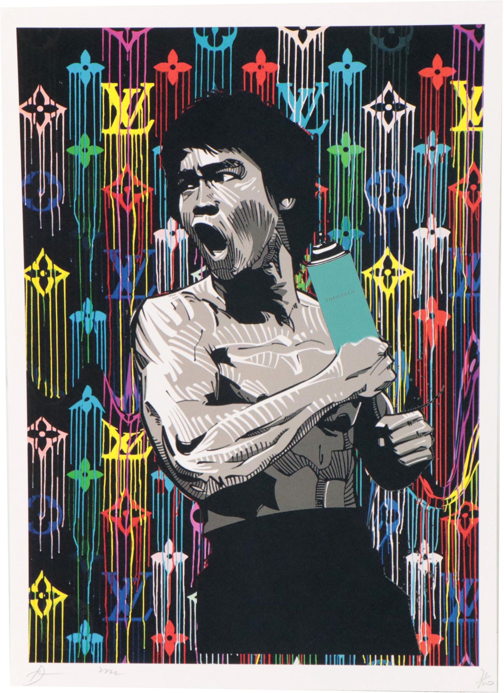 Death NYC Pop Art Graphic Print of Bruce Lee, 2022