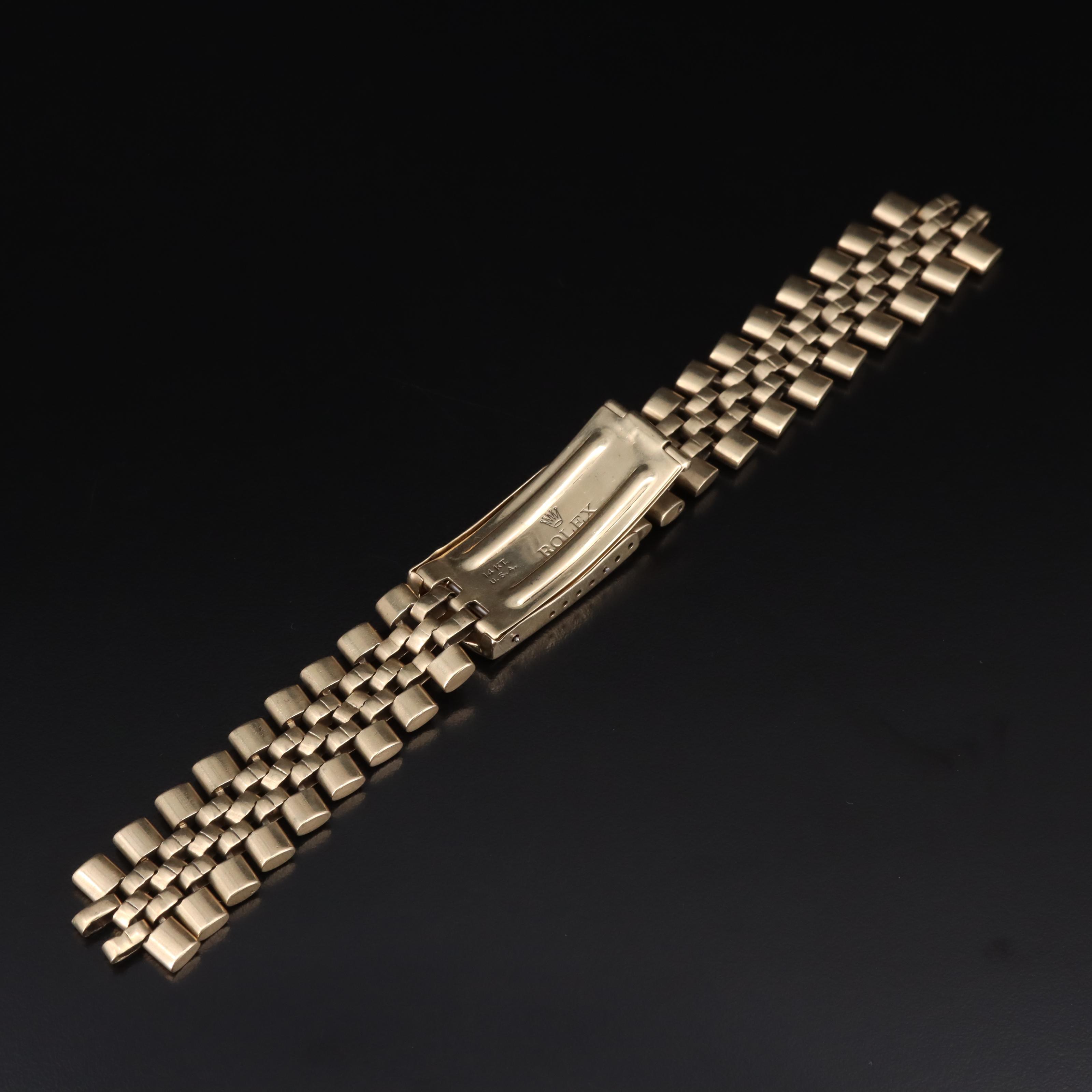 1970s Rolex 14K Jubilee Bracelet