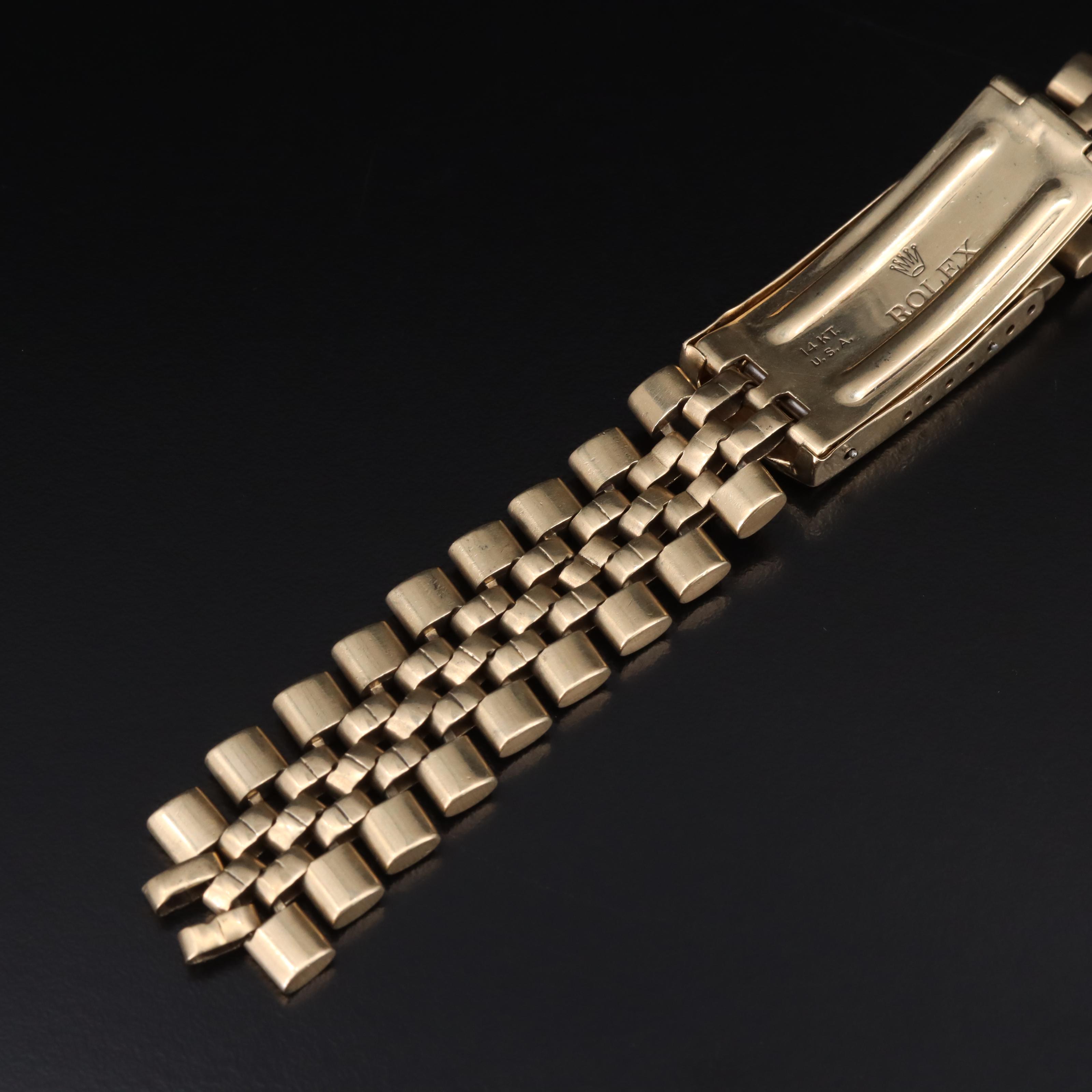 1970s Rolex 14K Jubilee Bracelet