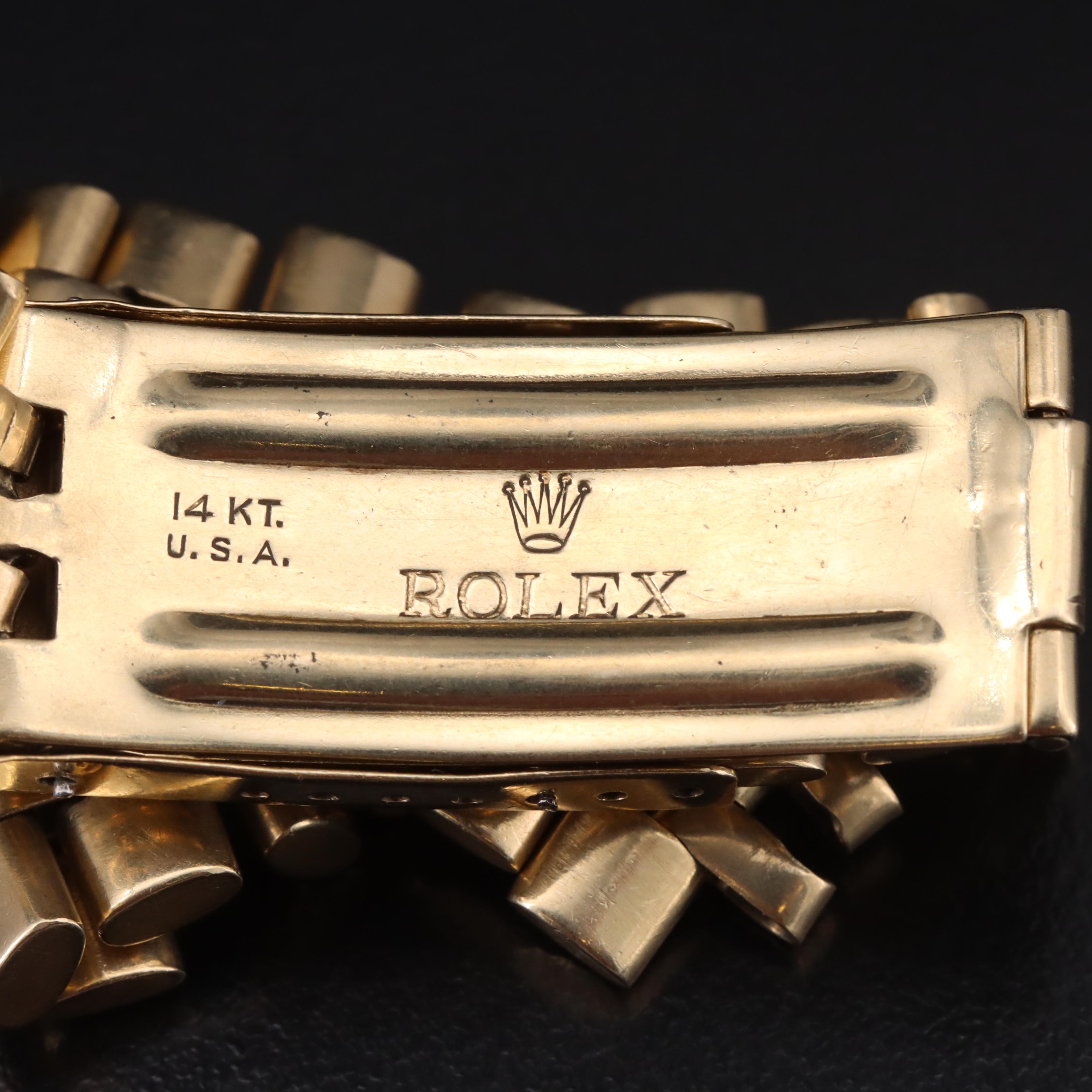 1970s Rolex 14K Jubilee Bracelet