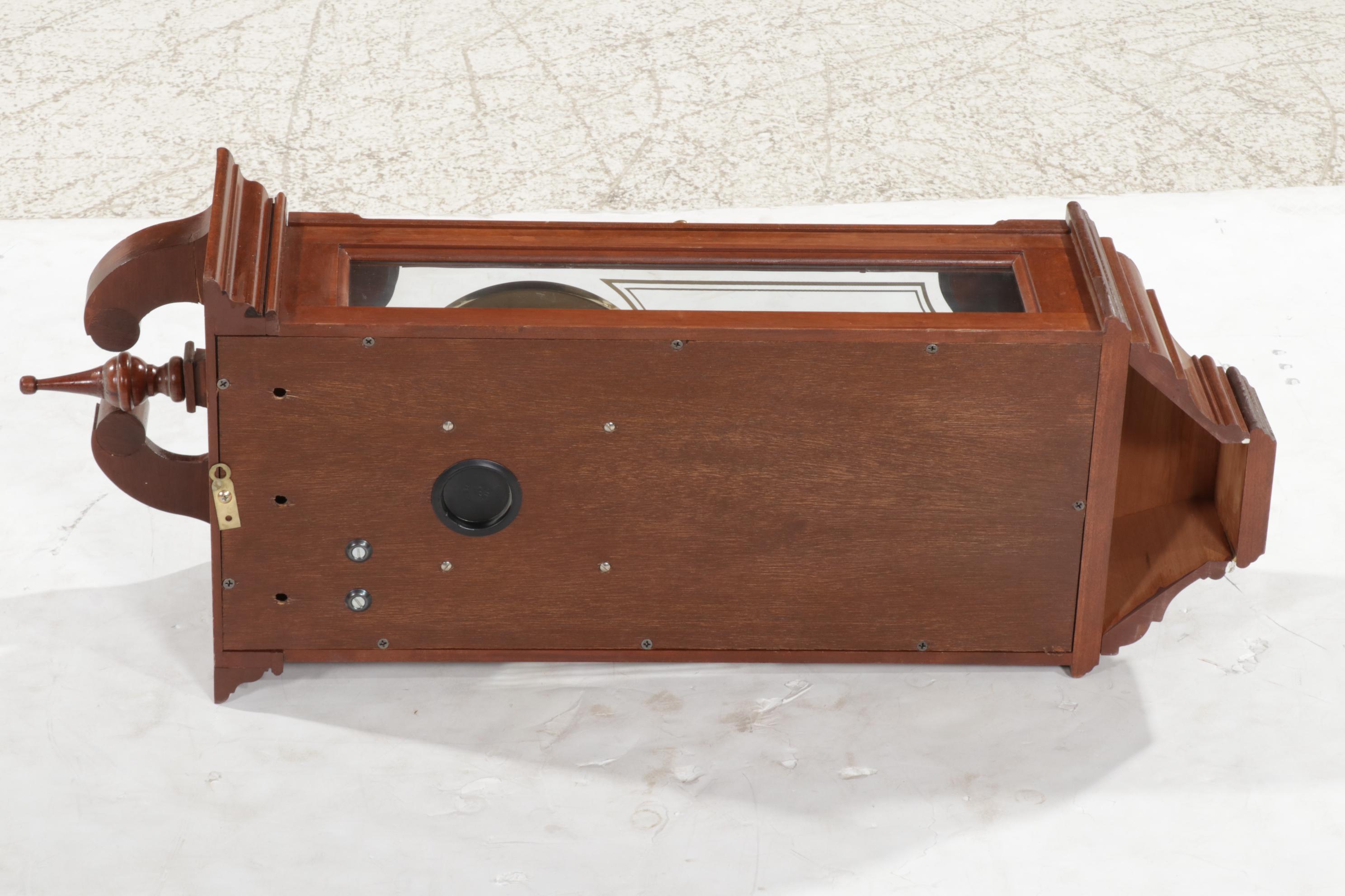 Emperor Federal Style Mahogany Cased Pendulum Wall Clock, Late 20th Century