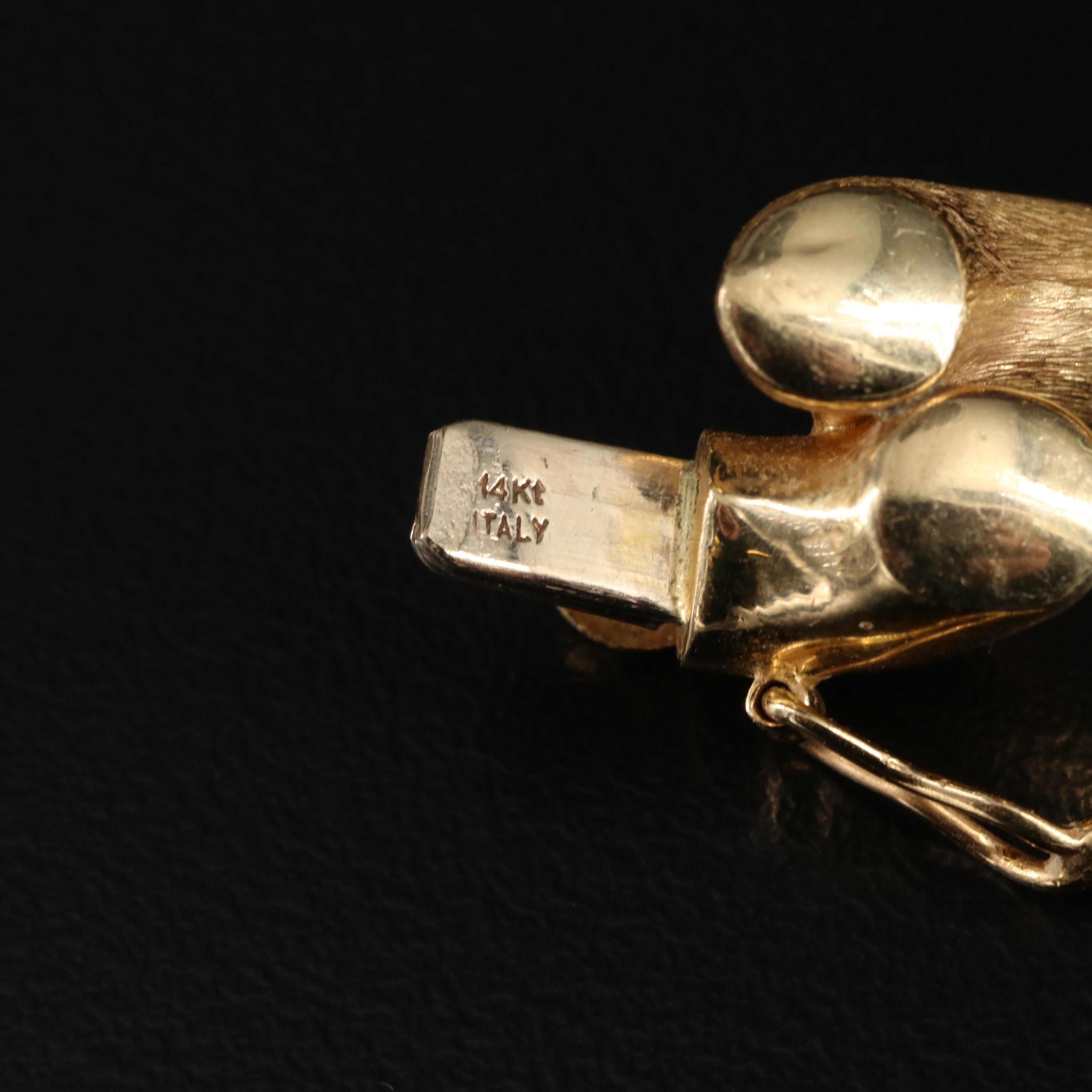 Italian 14K Graduated San Marco Chain Necklace