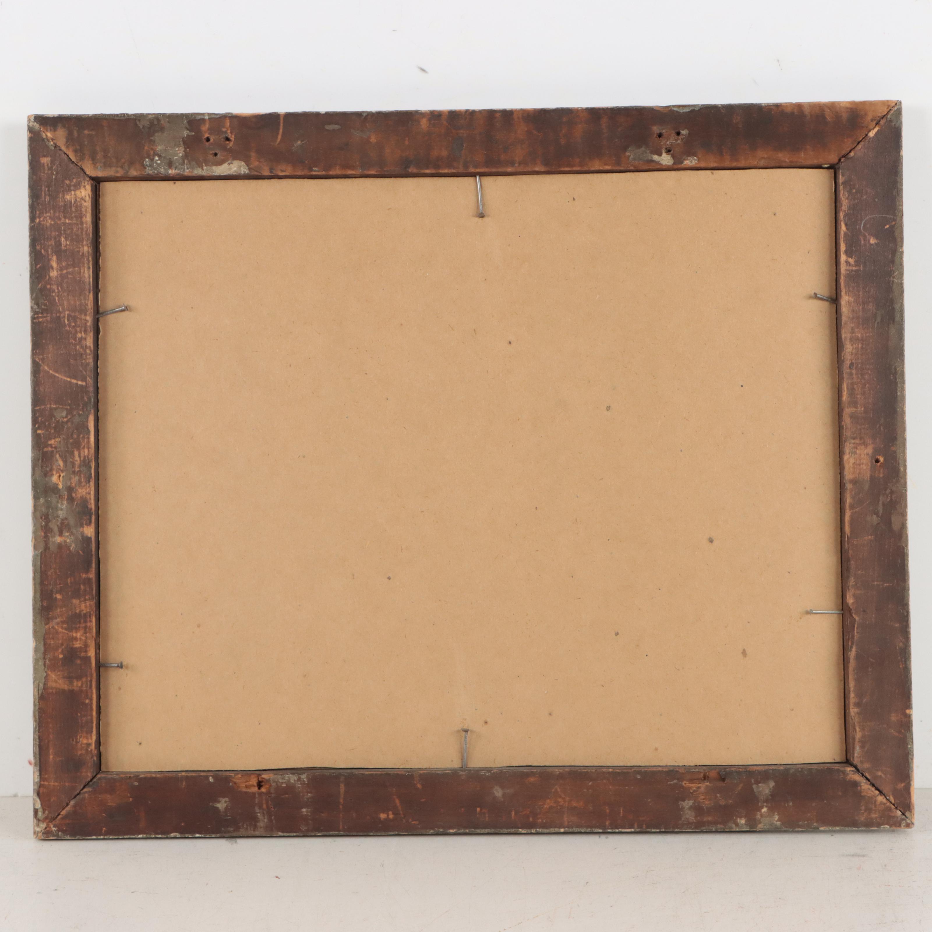 Naive Landscape Oil Painting