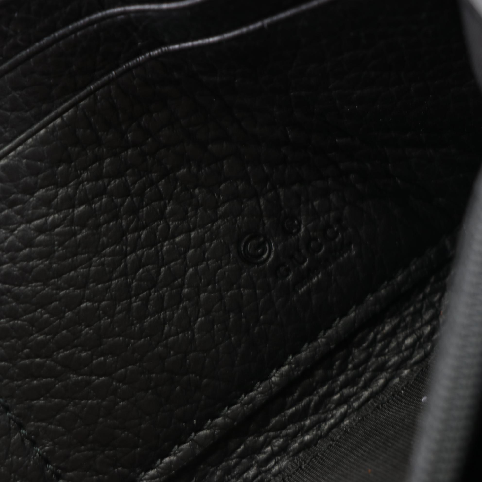 Gucci GG Canvas and Leather Zip Wallet