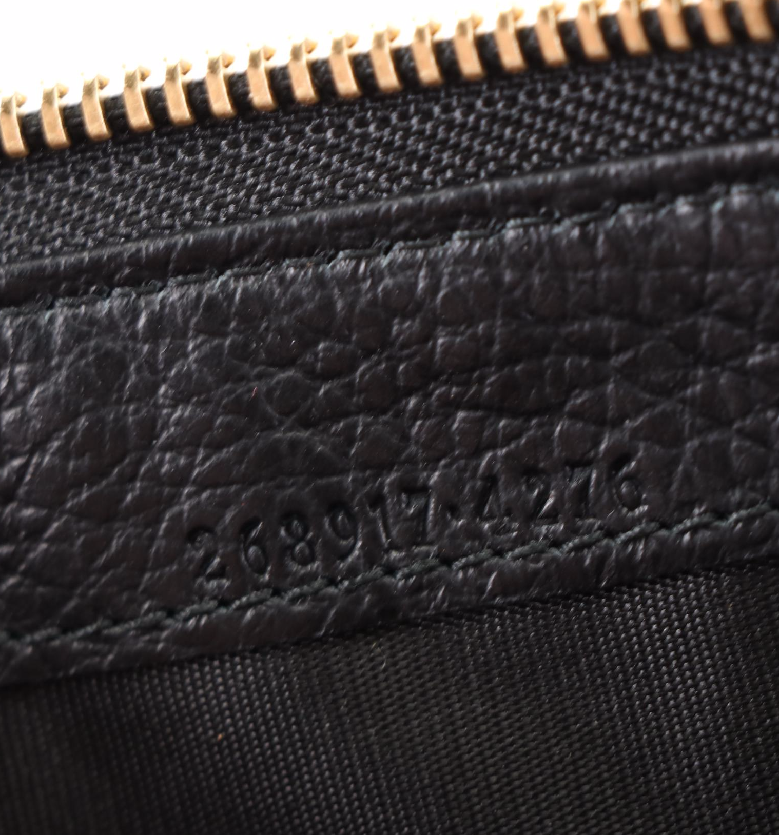 Gucci GG Canvas and Leather Zip Wallet