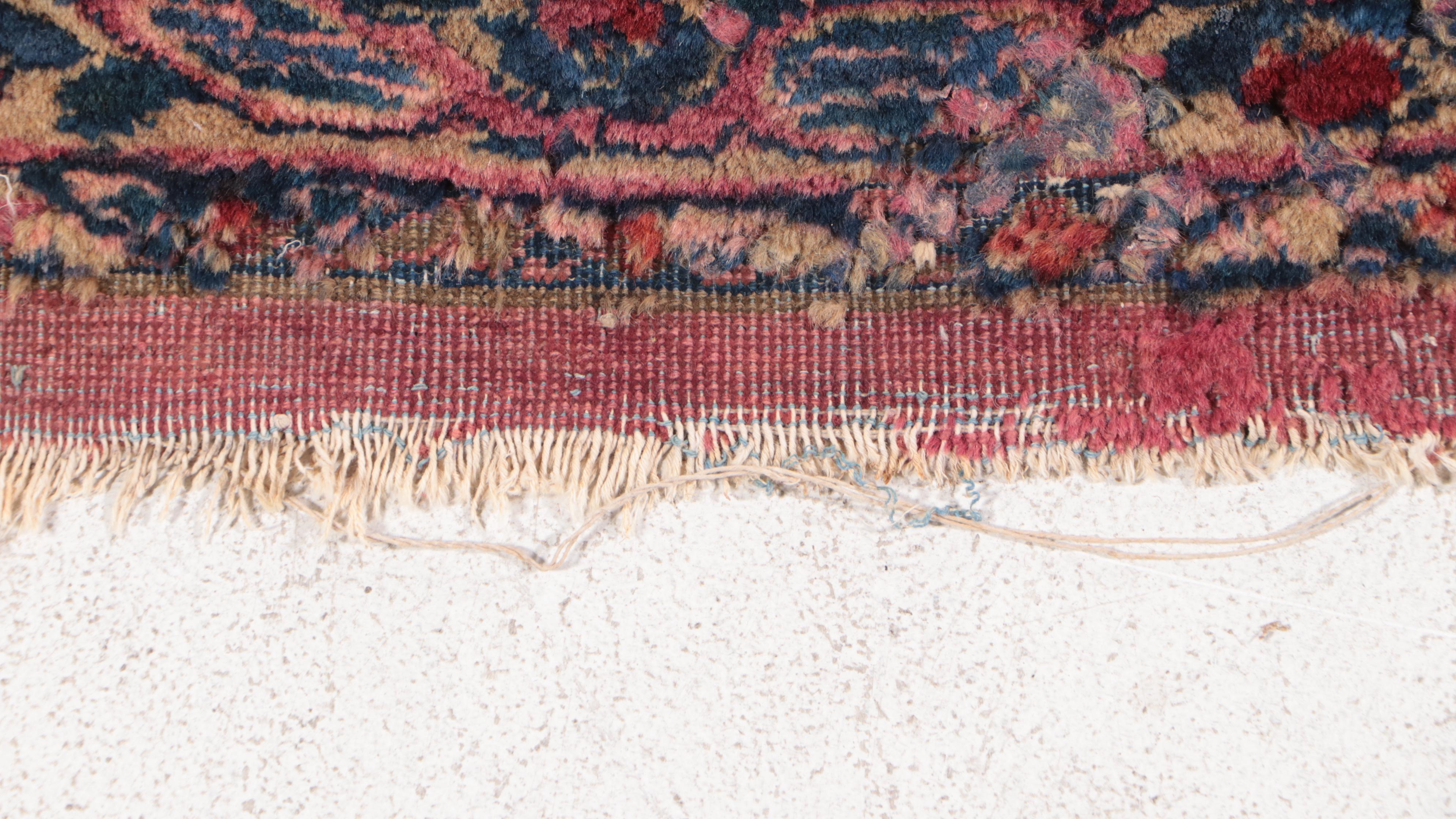 9'3 x 11'9 Hand-Knotted Persian Sarouk Area Rug