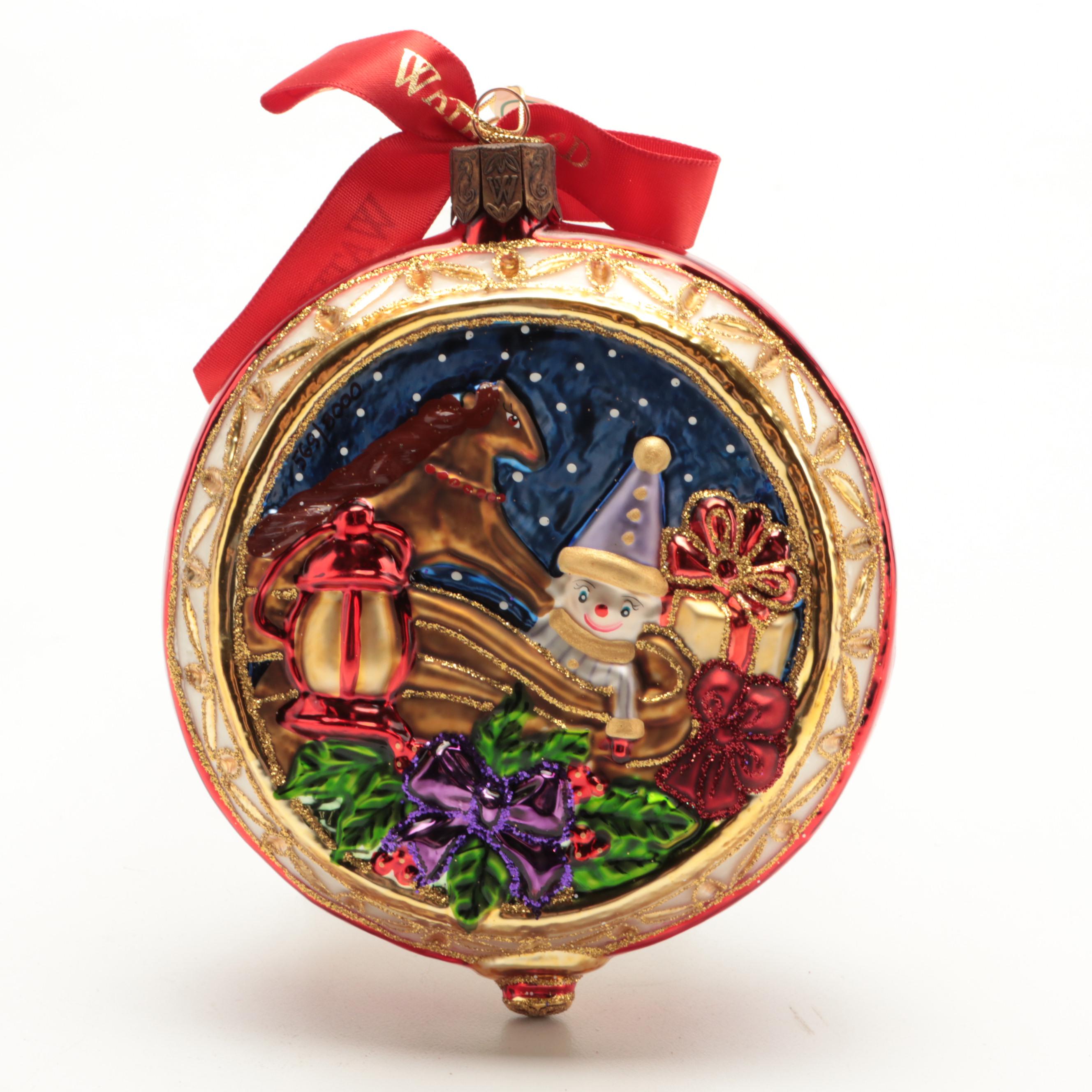 Waterford Holiday Heirlooms Glass Christmas Ornaments