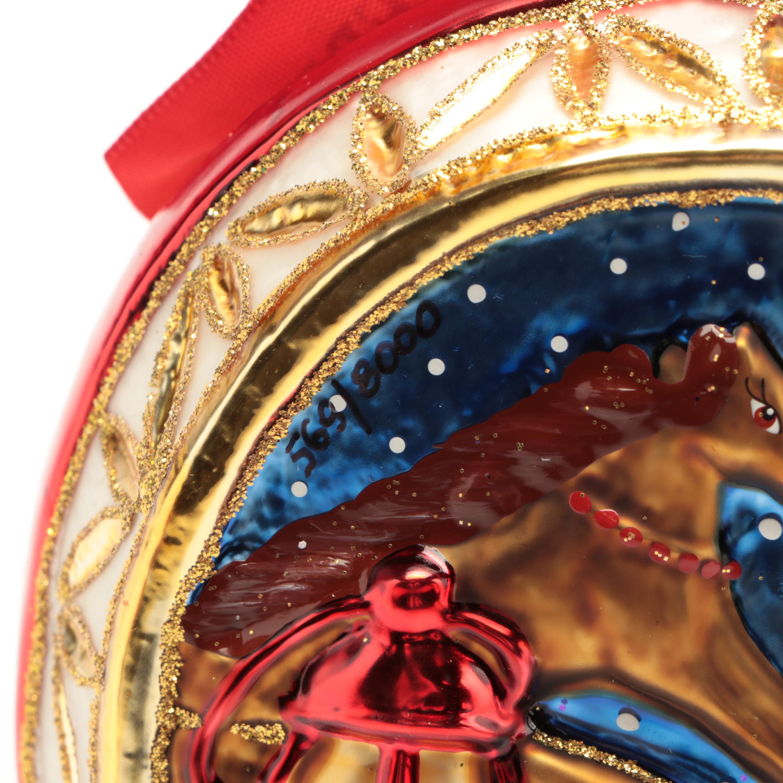 Waterford Holiday Heirlooms Glass Christmas Ornaments