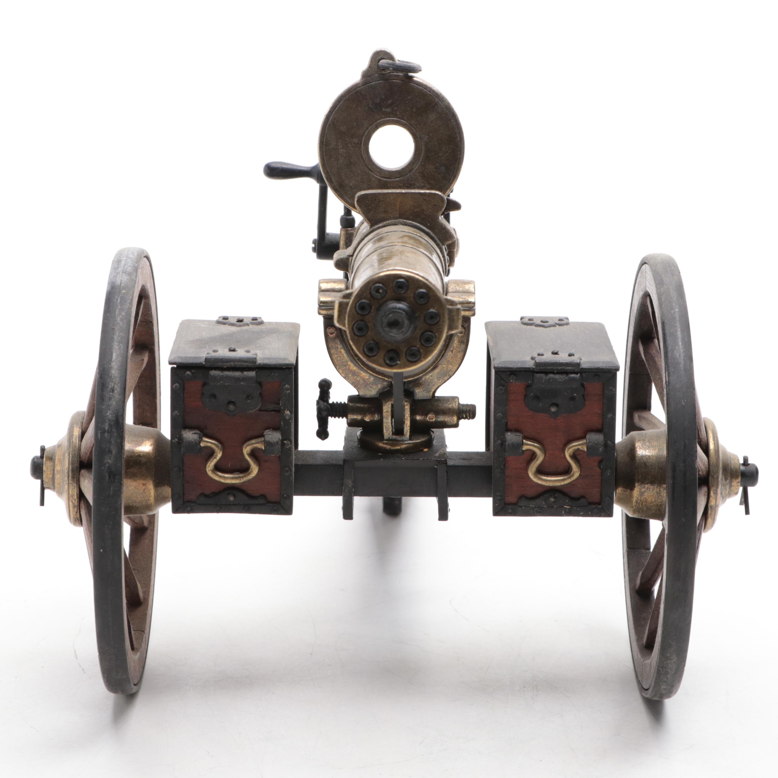Model 1883 Gatling Gun on U.S.A. Army Pattern Metal Carriage