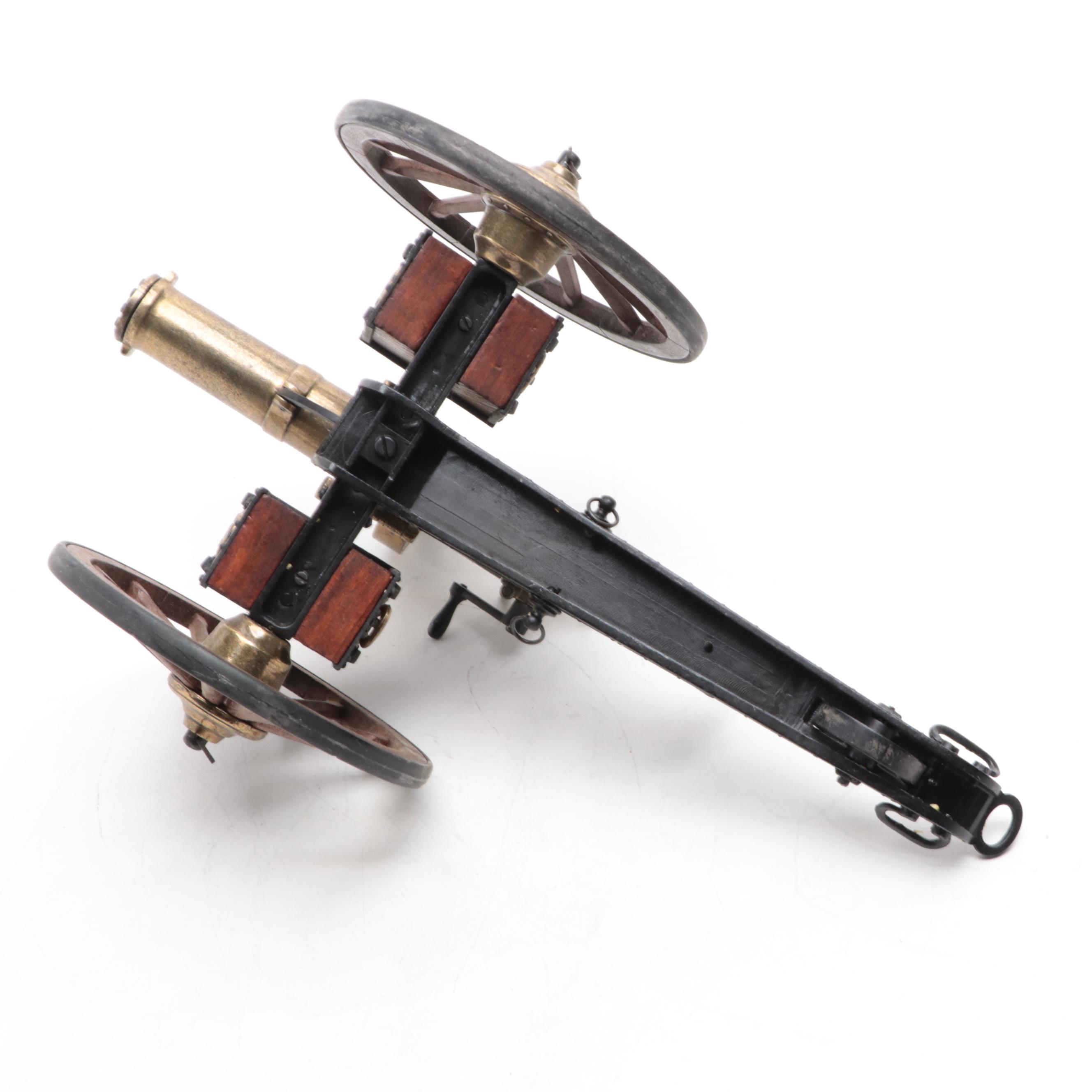 Model 1883 Gatling Gun on U.S.A. Army Pattern Metal Carriage