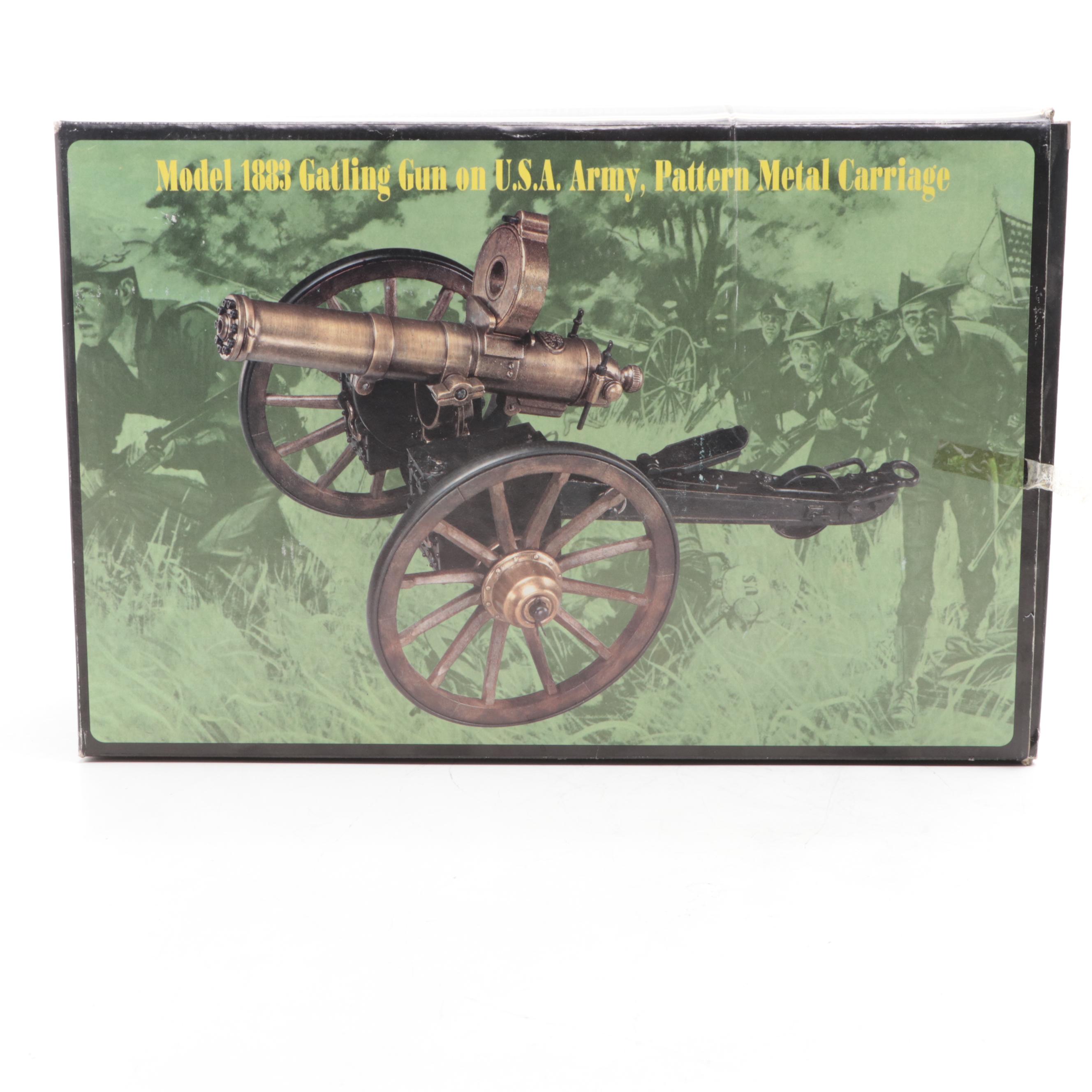 Model 1883 Gatling Gun on U.S.A. Army Pattern Metal Carriage