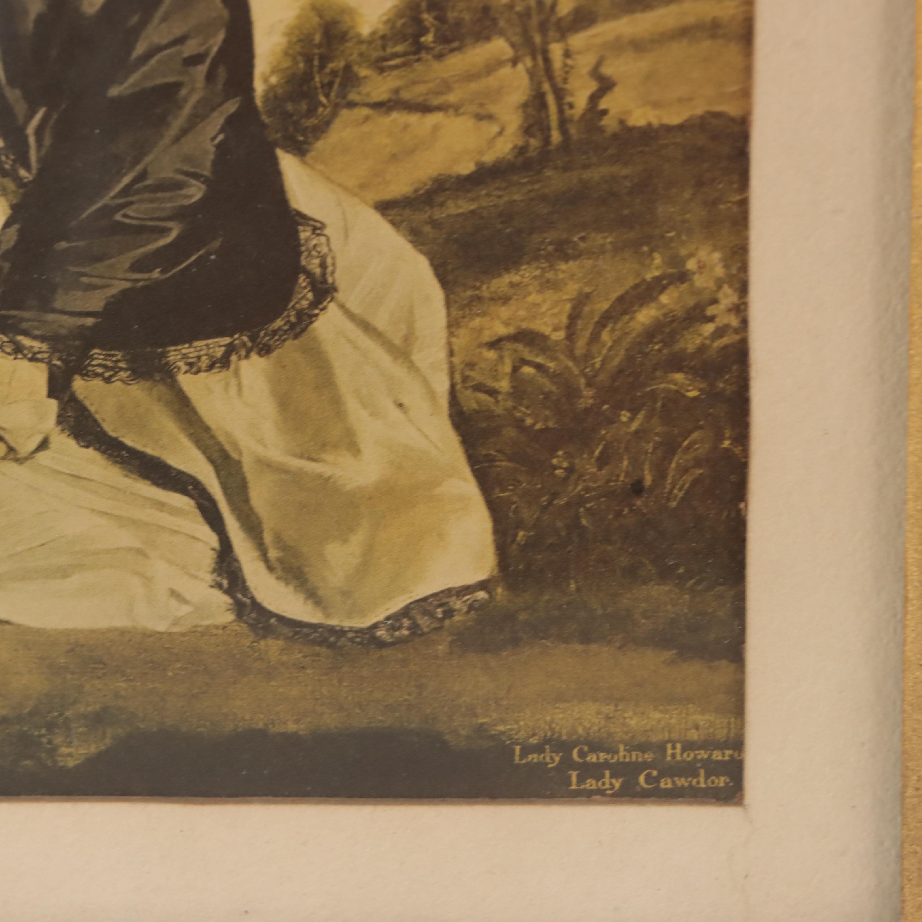 Halftones of Women's Portraits Including After Joshua Reynolds