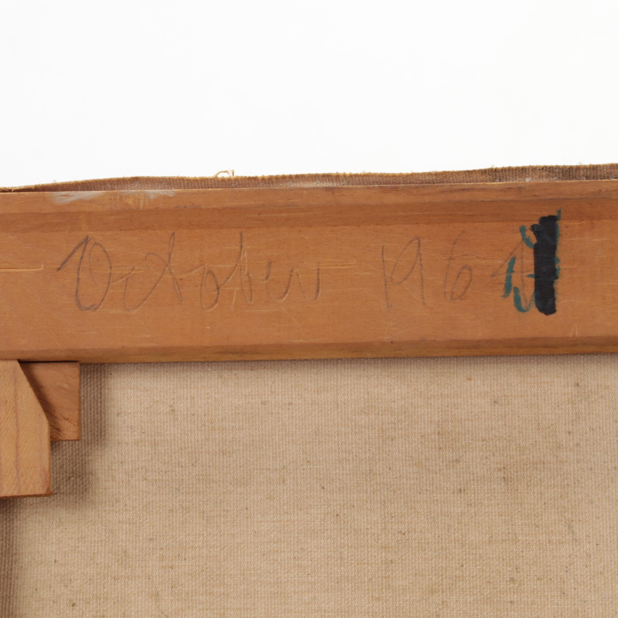 William Rigsby Folk Art Portrait Oil Painting of Young Girl, 1964