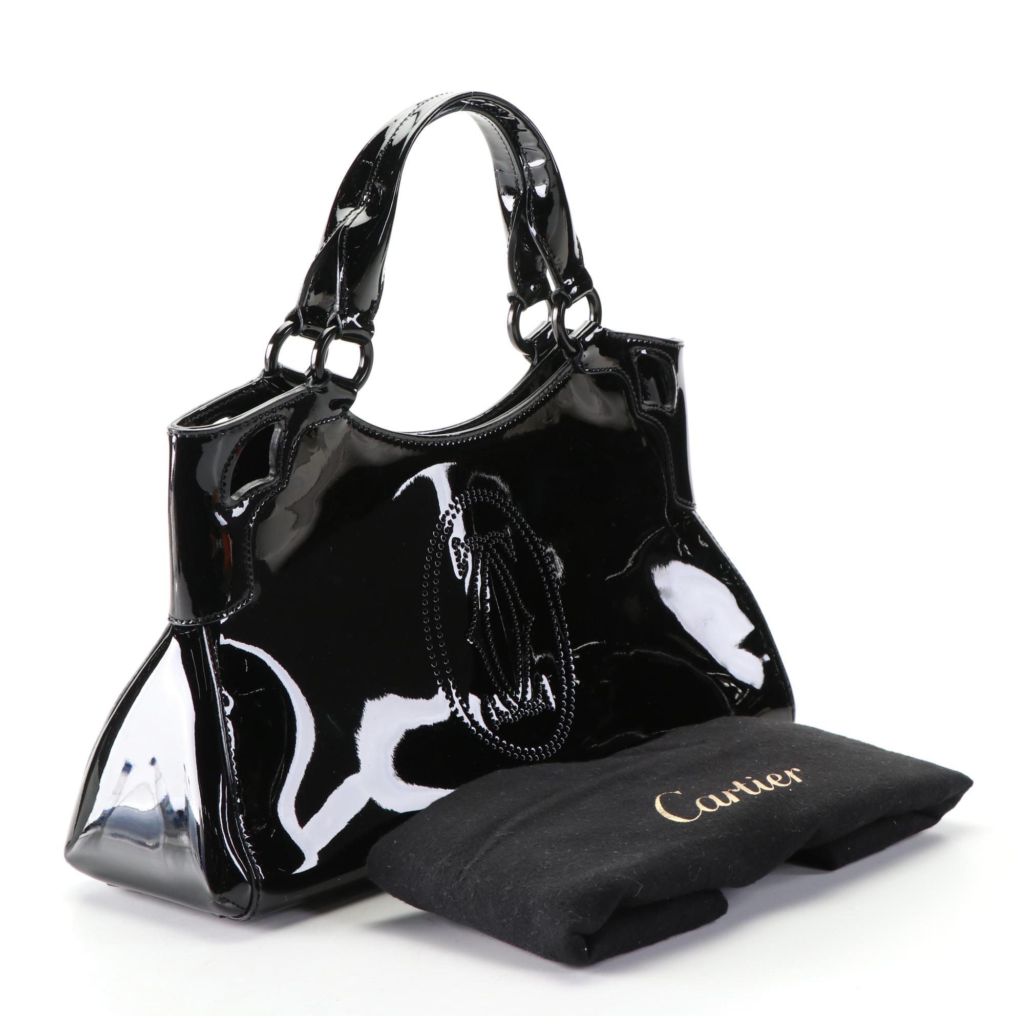 Cartier Marcello de Cartier Small Bag in High Gloss Patent Leather