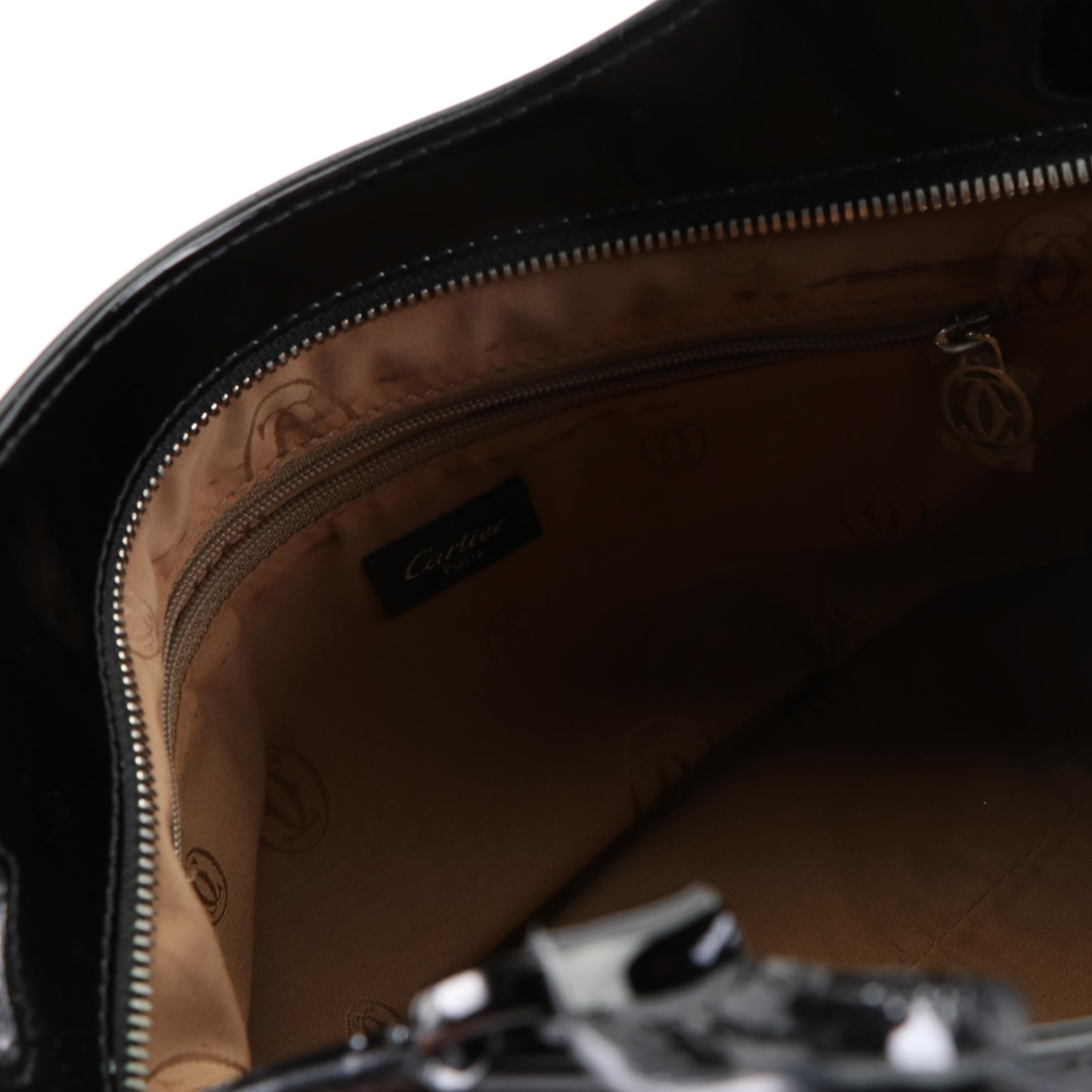 Cartier Marcello de Cartier Small Bag in High Gloss Patent Leather