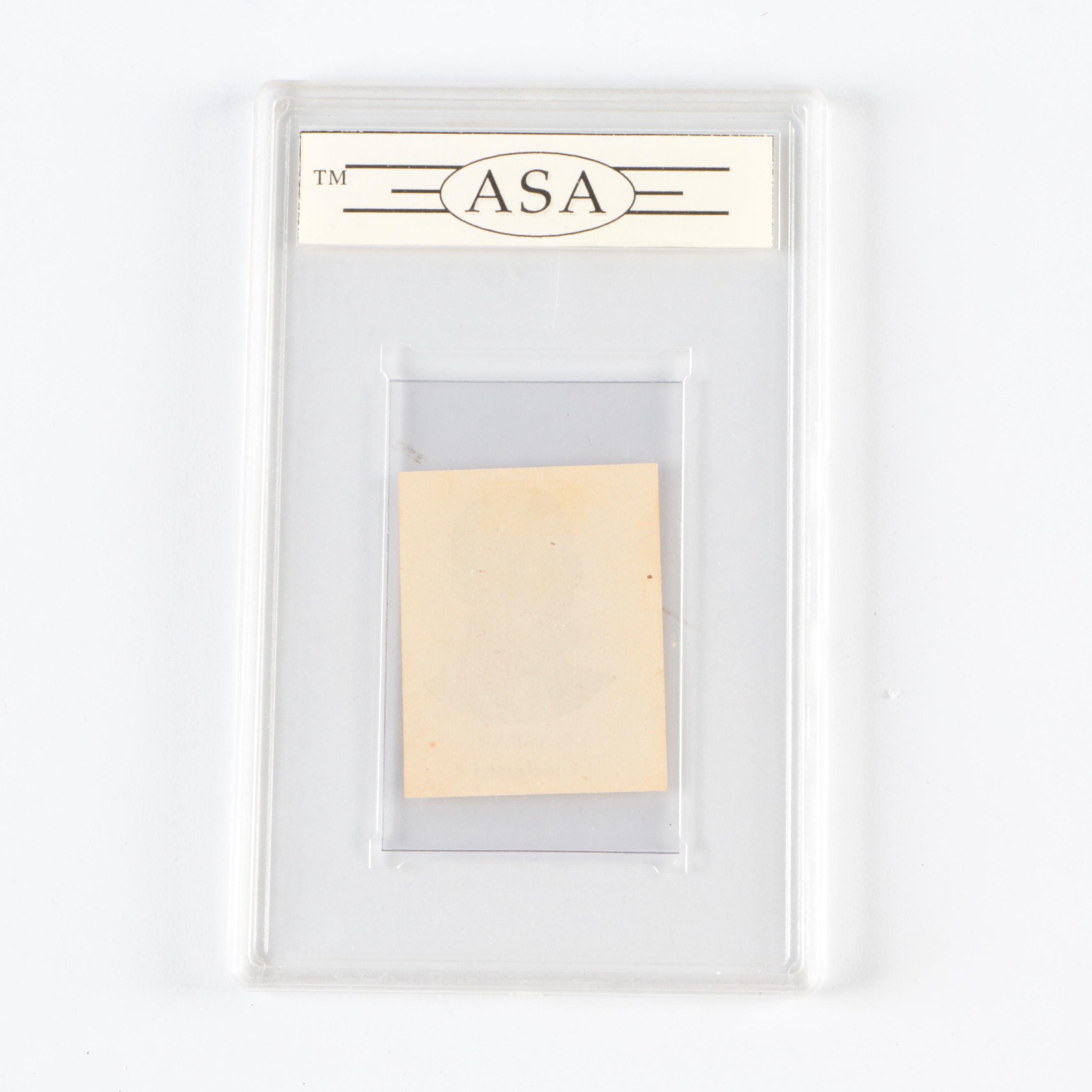 1909–1912 PX7 Sweet Caporal Domino Discs with Harry Gaspar Colgan Squares Card