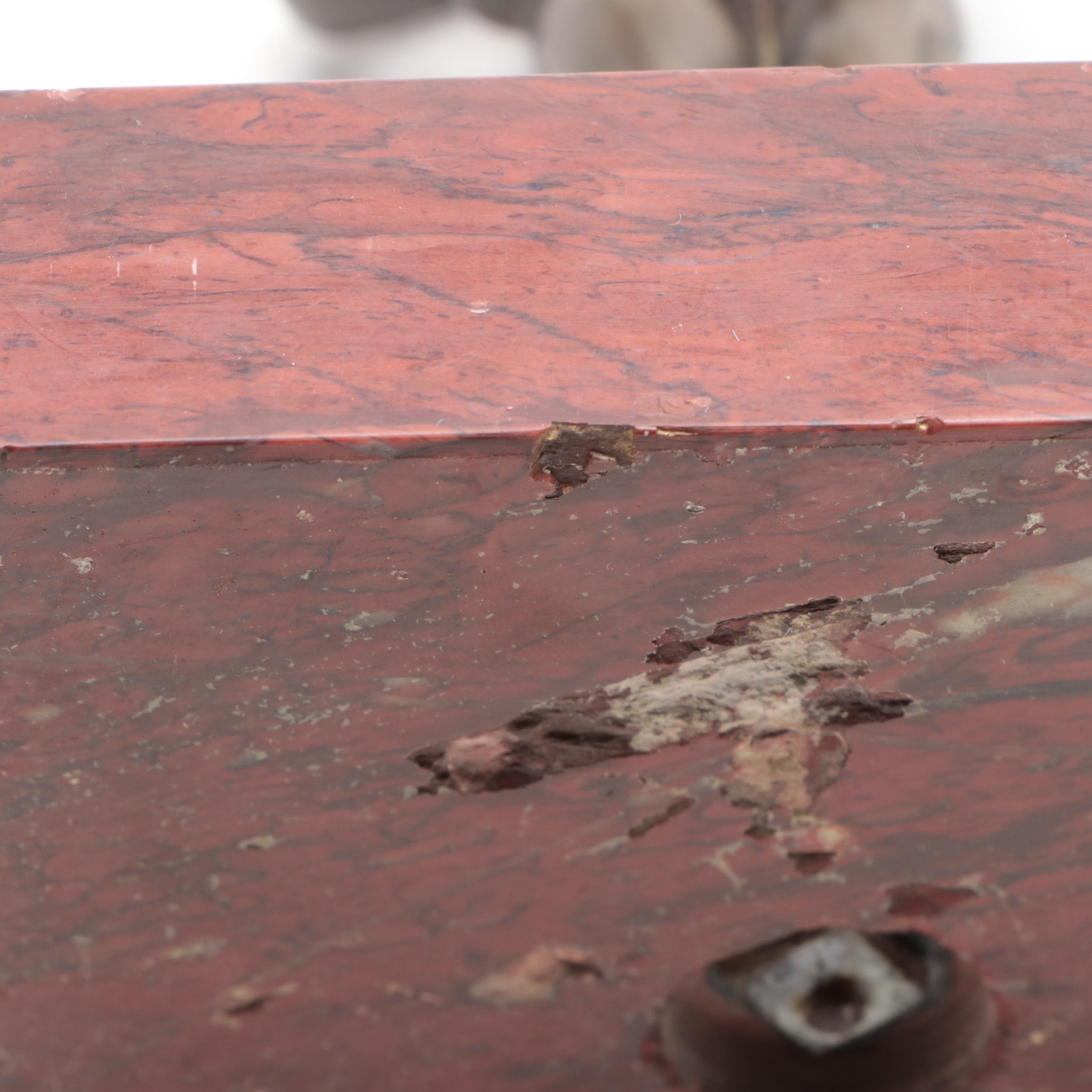 Manneken Pis Bronze Figurine on Marble Base, Early 20th Century