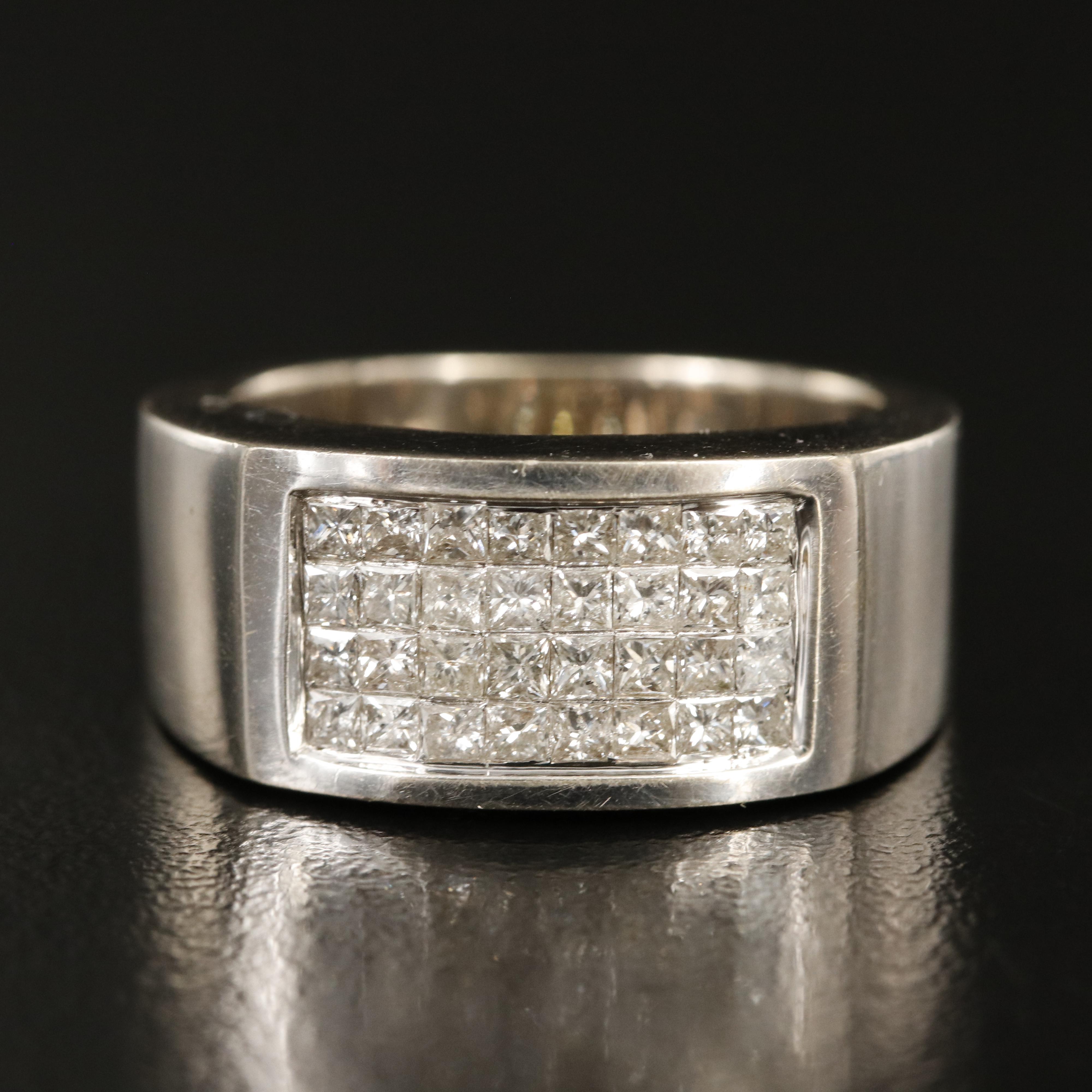14K 1.12 CTW Diamond Tapered Band